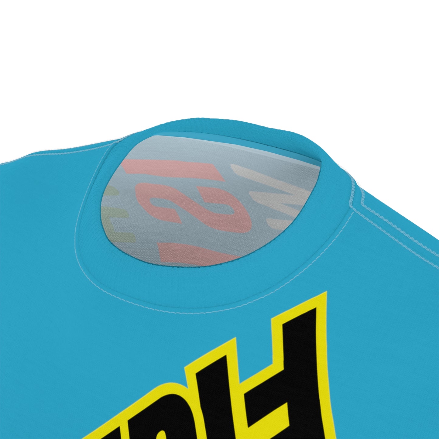 Turquoise Flawdawear Limited Edition OG Flawda Mane “Why He So Clean Is What Dey Wanna Know” Unisex Cut & Sew Playuz Tee