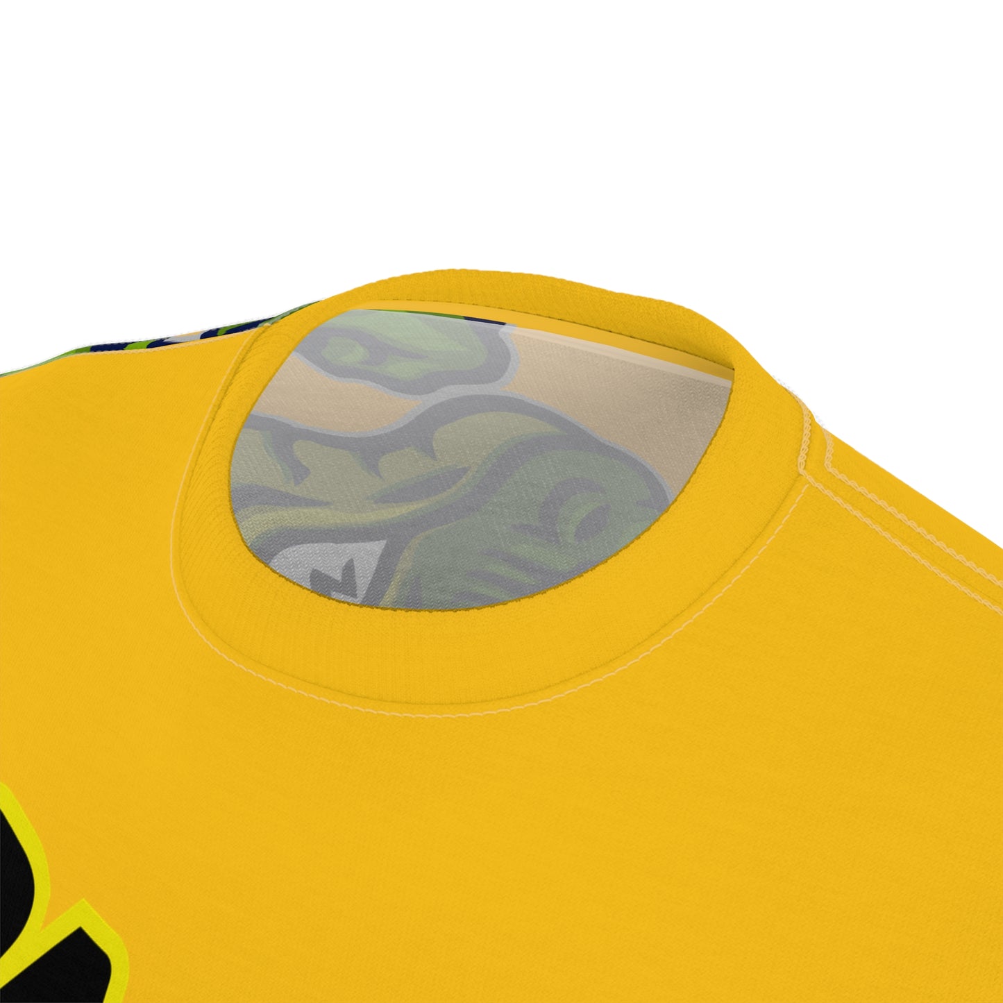 Yellow Flawdawear Limited Edition OG Rich Daddy “We Tawn Big Millimeters” Unisex Cut & Sew Playuz Tee