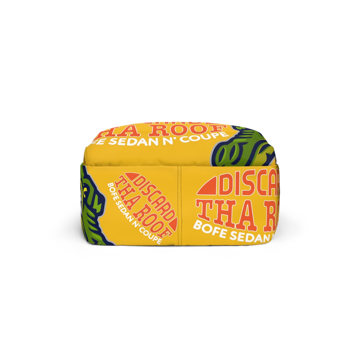 Yellow Flawdawear Limited Edition OG Alligator Playuz "Discard Tha Roof Bofe Sedan N' Coupe" Classic Backpack