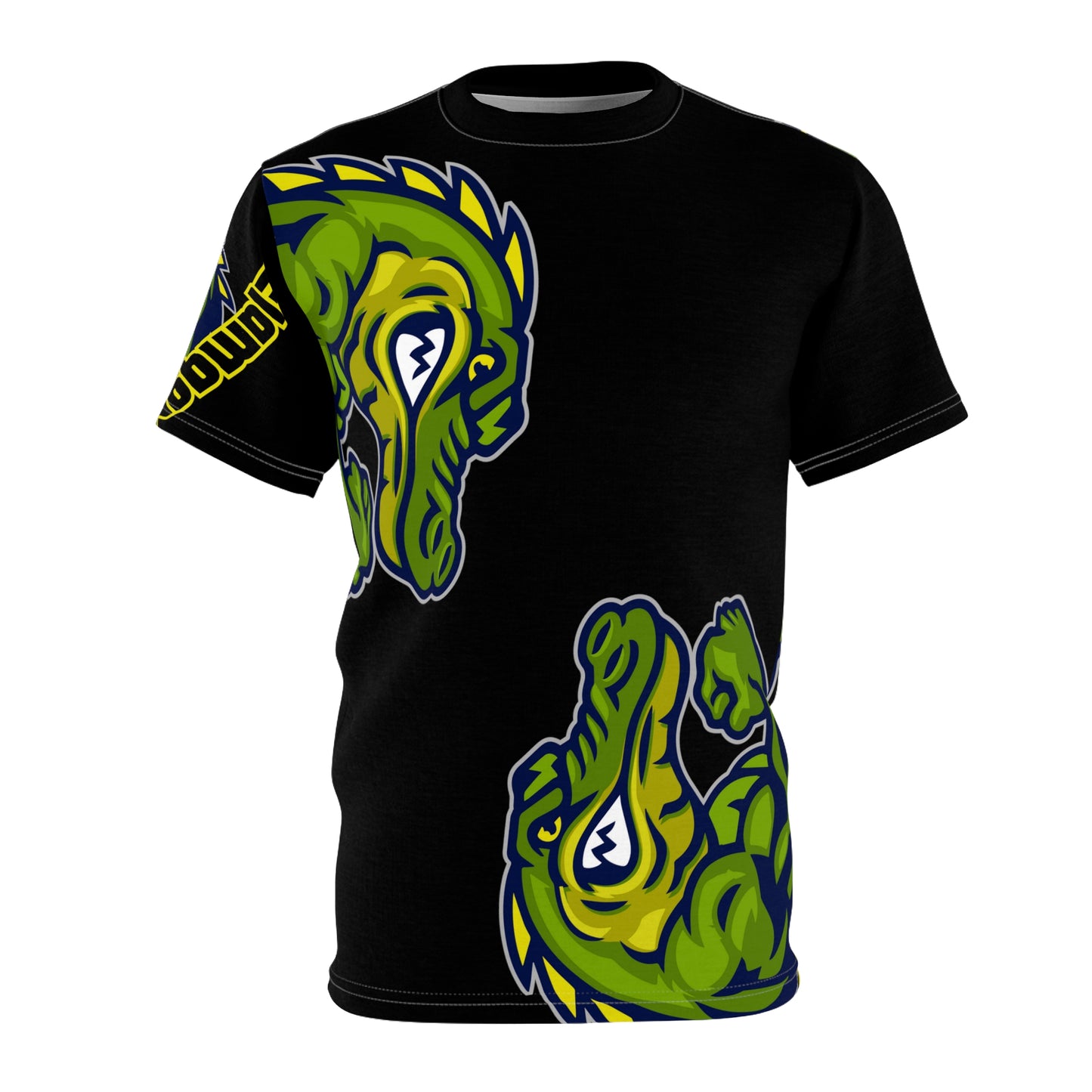 Black Flawdawear Limited Edition OG Alligator Papuh Playuz “Cakewood Tha Game” Unisex Cut & Sew Playuz Tee
