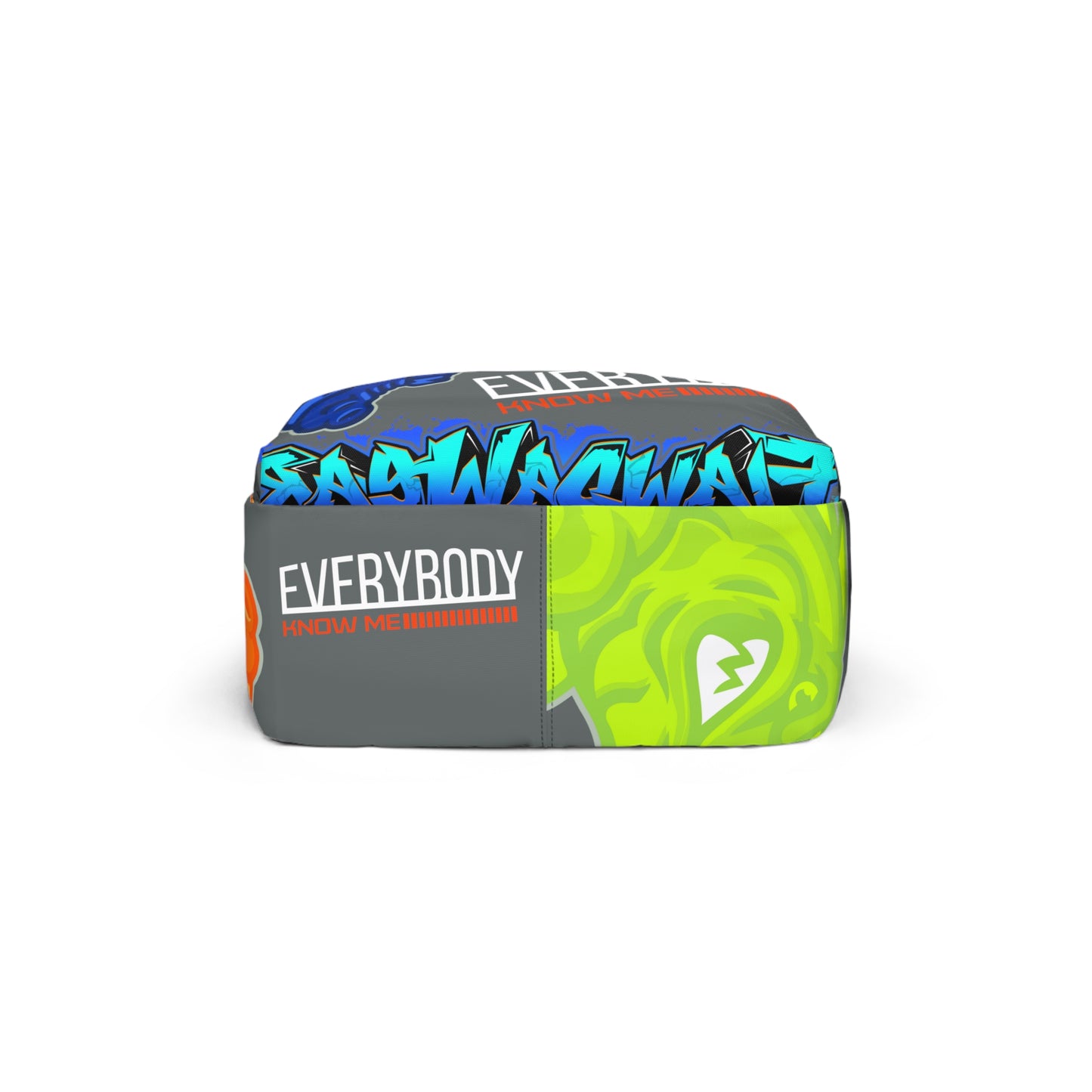 Dark Grey Flawdawear Limited Edition OG Flawda Mane “Everybody Know Me” Classic Playuz Backpack