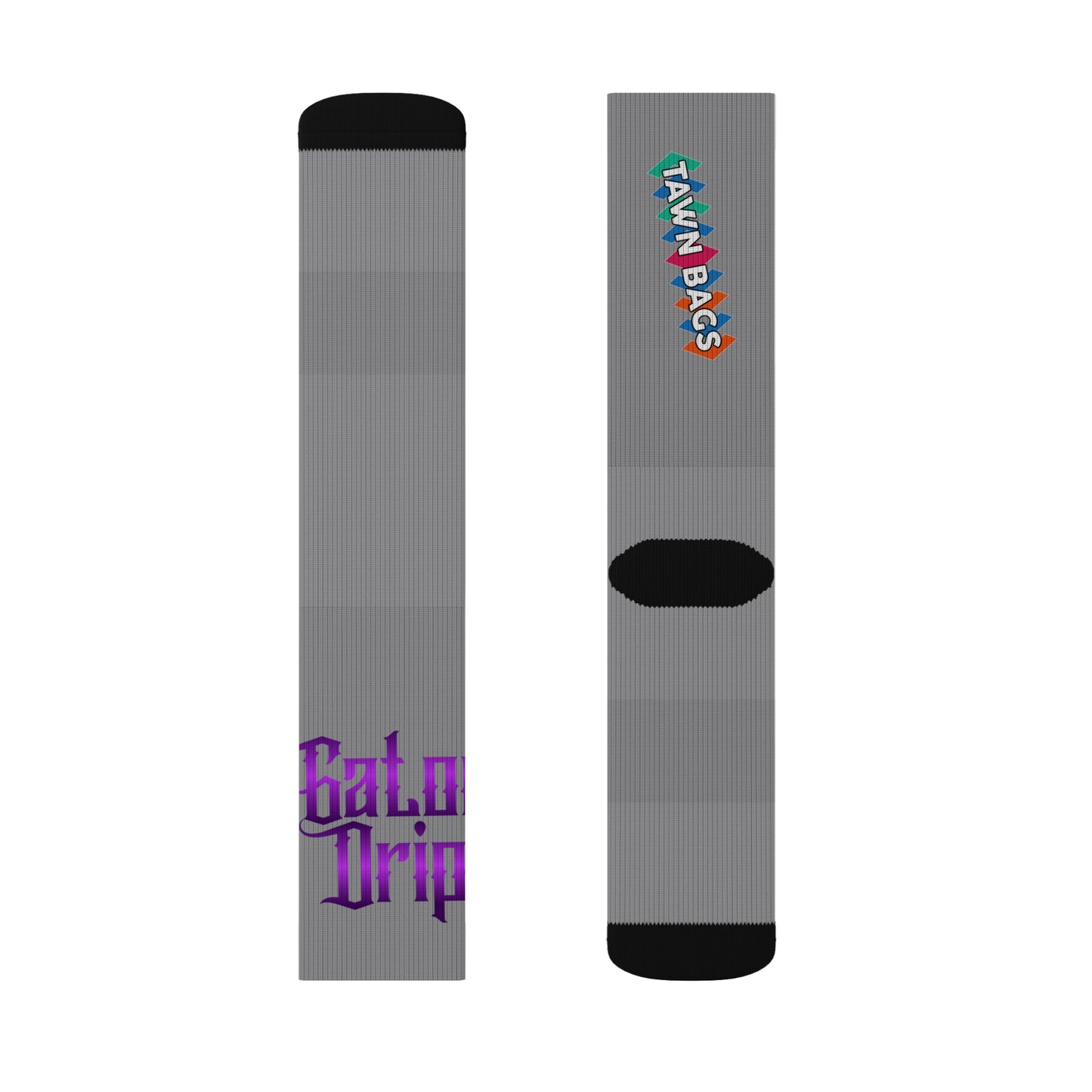 Grey Gator Drip Supa-Heavy Excess-Stunna Hypa-Flex Limited Edition OG Rich Daddy “Tawn Bags” Medium Playuz Socks