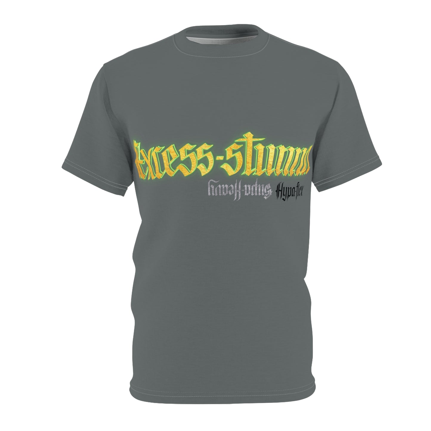Dark Grey Gator Drip Exclusive Supa-Heavy Excess-Stunna Hypa-Flex Limited Edition OG “Excess-Stunna Collection” Unisex Cut & Sew Playuz Tee