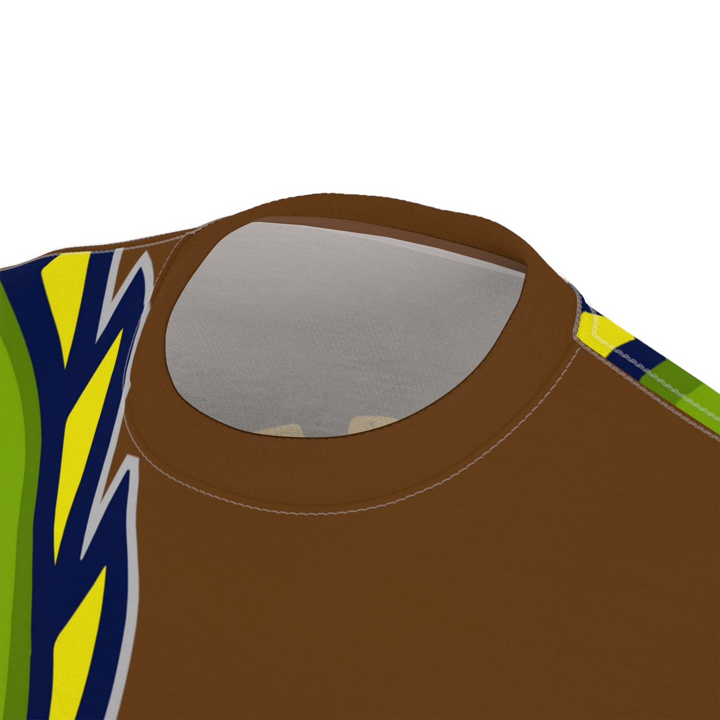 Brown Flawdawear Limited Edition OG Flawda Mane “My Piece Stand Out Like A Sailboat” Unisex Cut & Sew Playuz Tee