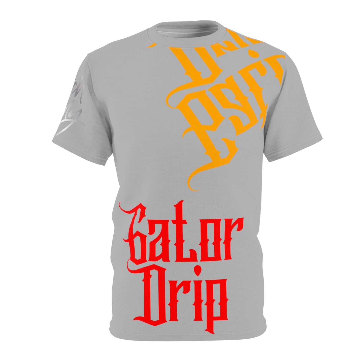 Light Grey Gator Drip Exclusive Supa-Heavy Excess-Stunna Flex Alligator Playuz Limited Edition OG Multi-Logo Rich Daddy "White Diddy Playuh Best Friend Benji" Unisex Cut & Sew Playuz Tee