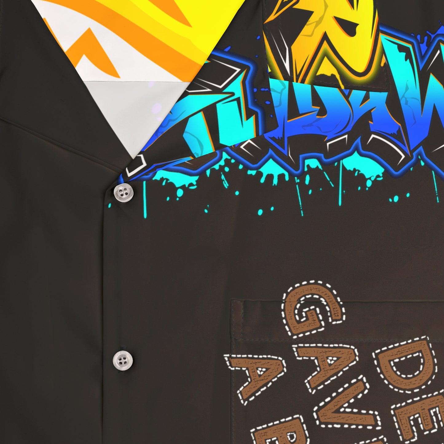 Black Flawdawear Limited Edition OG Alligator Playuz “Dey Gave Me A Bag” Men’s Hawaiian Playuz Shirt