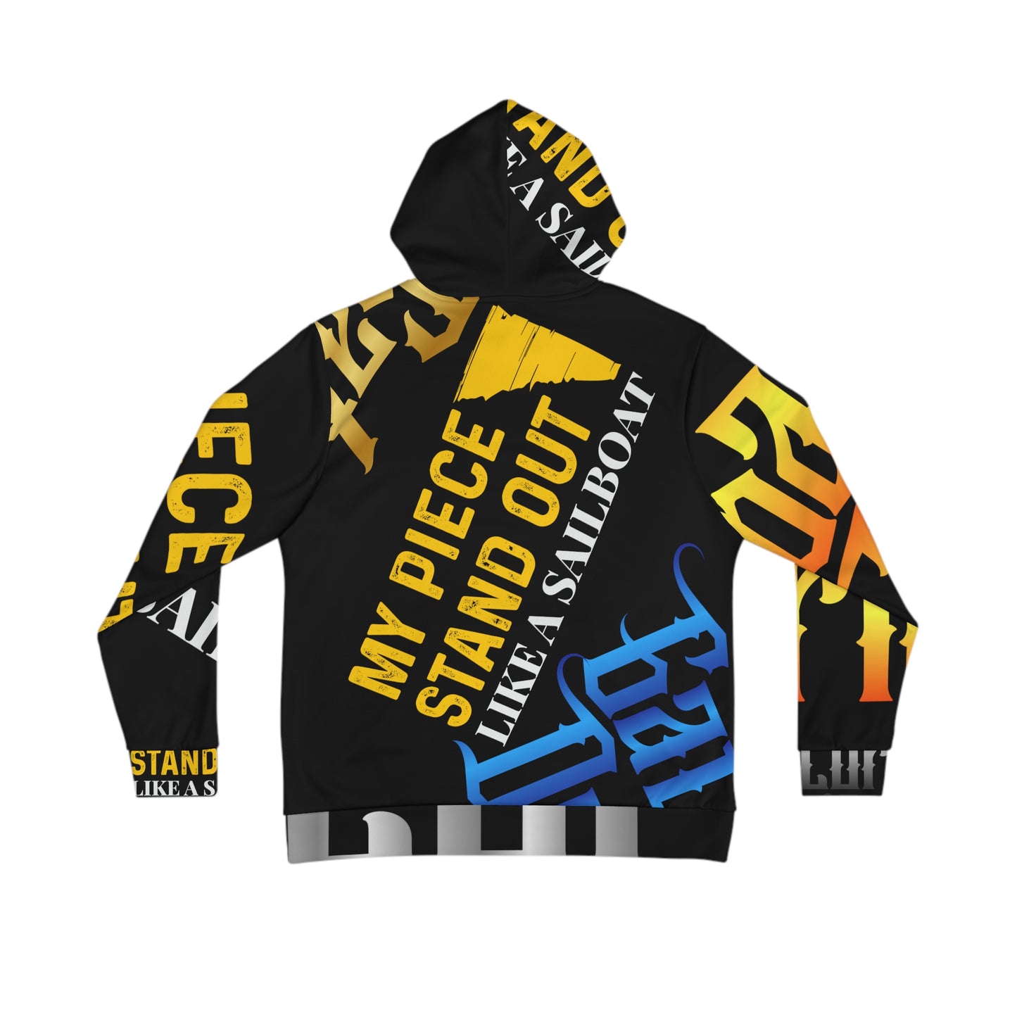 Black Gator Drip Exclusive Supa-Heavy Excess-Stunna Hypa-Flex Limited Edition OG Flawda Mane “My Piece Stand Out Like A Sailboat” Men's Playuz Hoodie