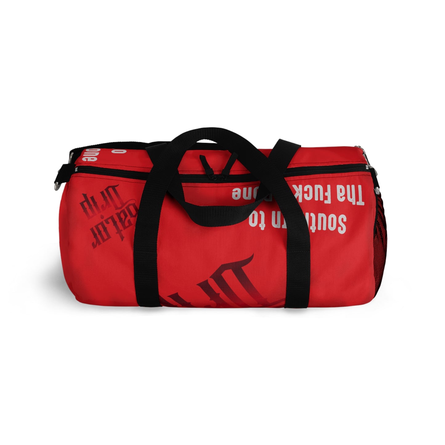 Red Gator Drip Exclusive Supa-Heavy Excess-Stunna Hypa-Flex Alligator Playuz Limited Edition OG Flawda Mane “Southern To Tha Fuck’n Bone” Duffle Playuz Bag