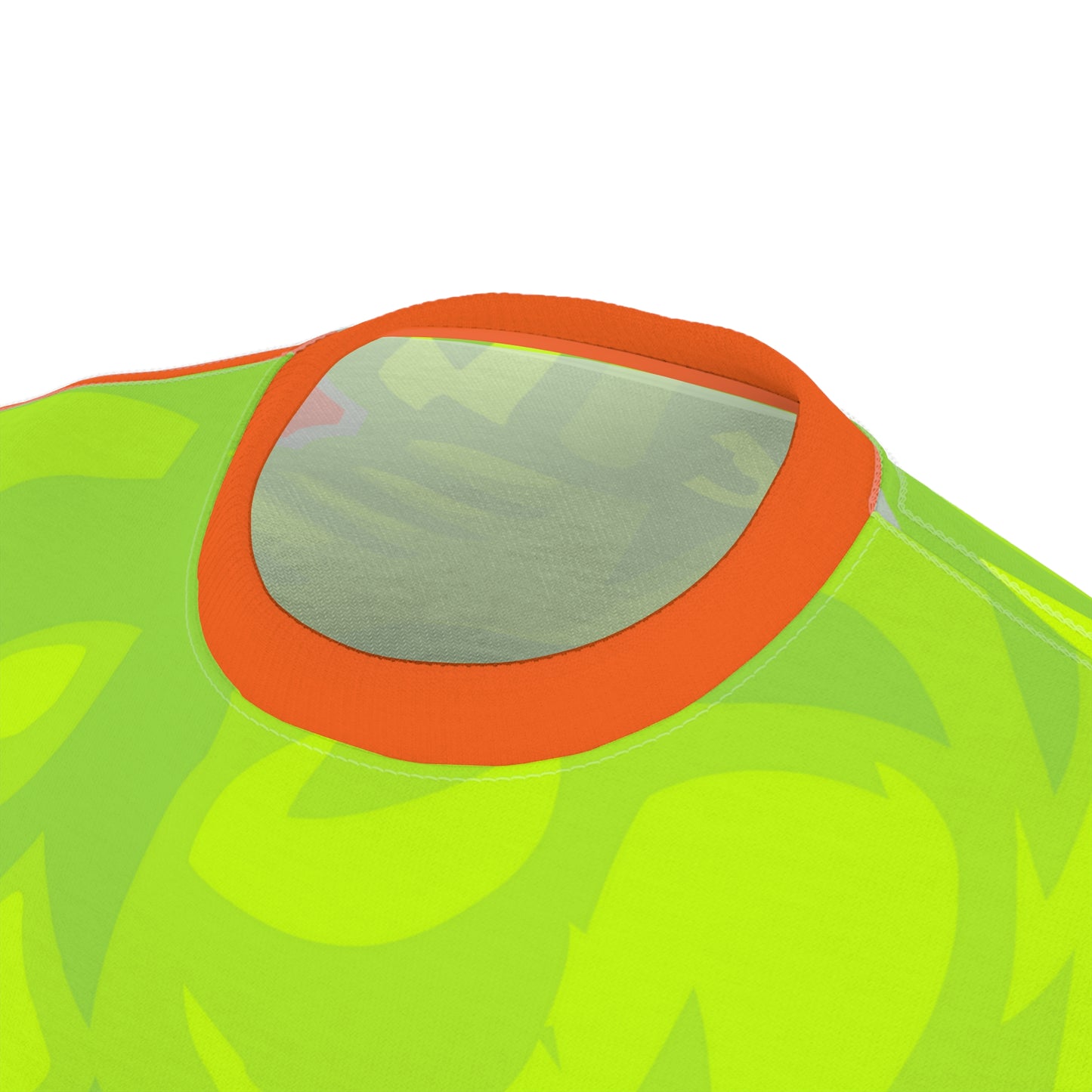 Orange/Lime Flawdawear Limited Edition OG Alligator Playuz “Flawda Mane Put Dat Smoke On You” Unisex Cut & Sew Playuz Tee