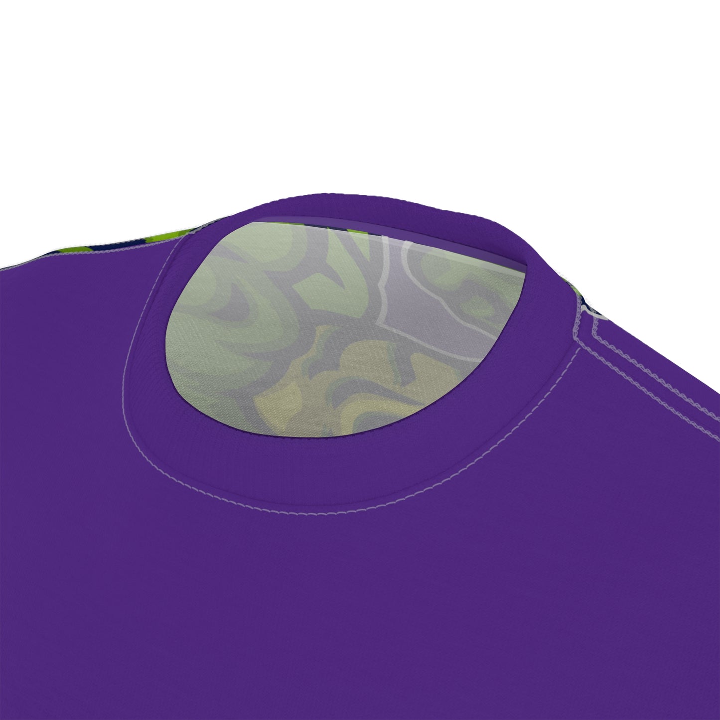 Purple Flawdawear Limited Edition OG Flawda Mane “No Degree But I’m Get’n Ca$h” Unisex Cut & Sew Playuz Tee