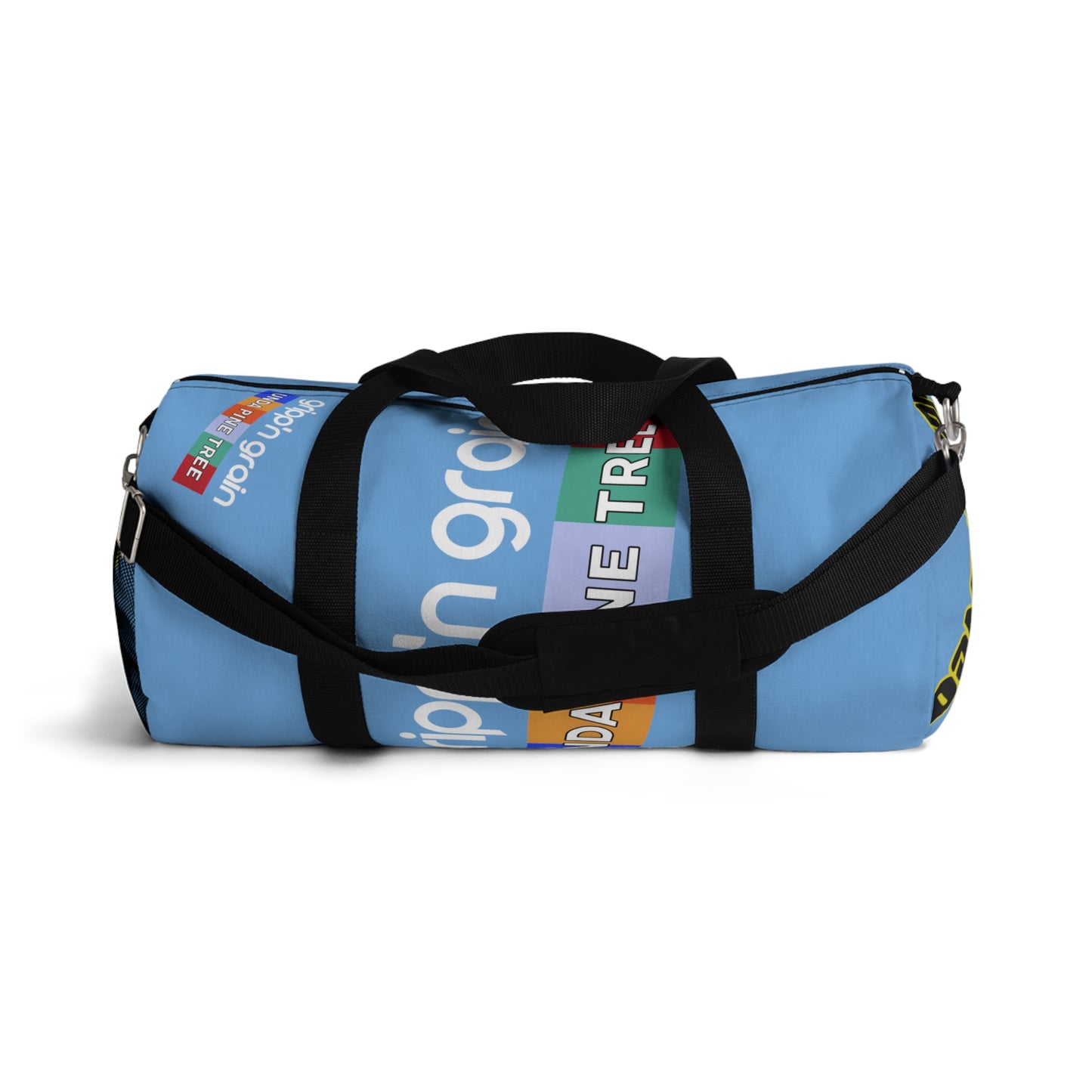 Light Blue Flawdawear Limited Edition OG Flawda Mane “Gripp’n Grain Unda Pine Tree” Duffle Playuz Bag