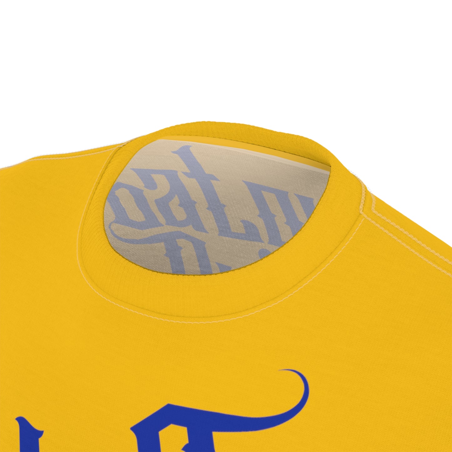 Yellow Gator Drip Exclusive Supa-Heavy Excess-Stunna Flex Alligator Playuz Limited Edition OG Multi-Logo Rich Daddy “Reflection Of Tha Hatuh On My Chest B" Unisex Cut & Sew Playuz Tee