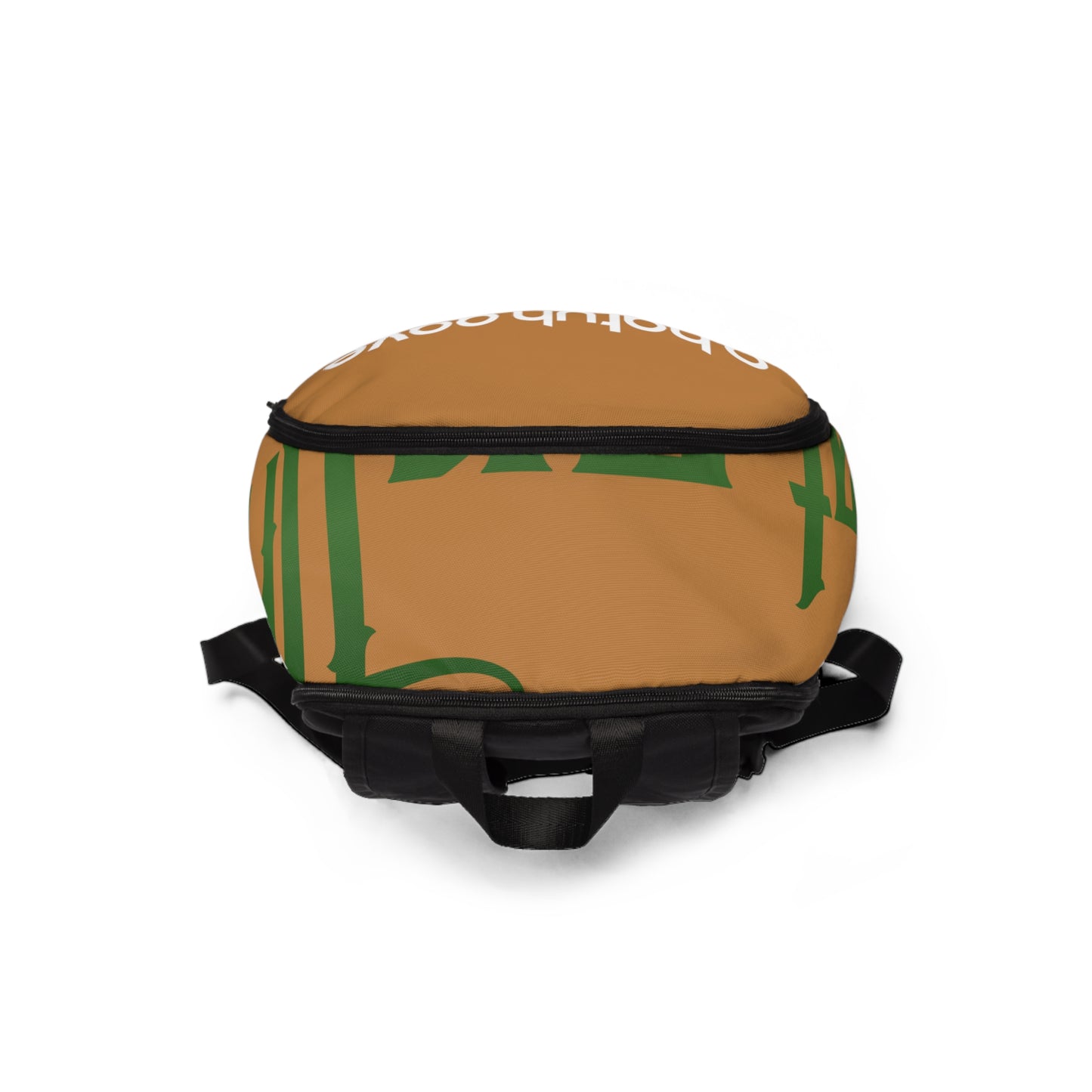 Light Brown Flawdawear x Gator Drip Supa-Heavy Excess-Stunna Hypa-Flex Limited Edition OG Flawda Mane "A Hatuh Gave Me Everythang" Fabric Playuz Backpack