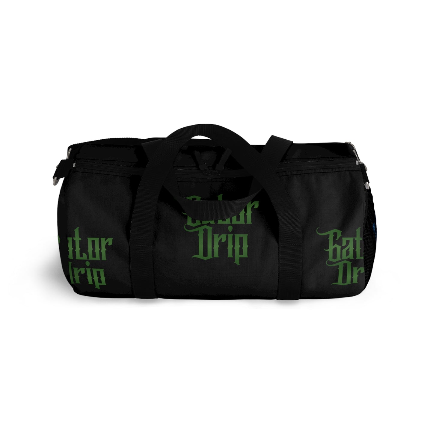 Black Gator Drip Exclusive Supa-Heavy Excess-Stunna Flex "All My Caddies Got Temps On Em" Limited Edition OG Rich Daddy Duffel Playuz Bag