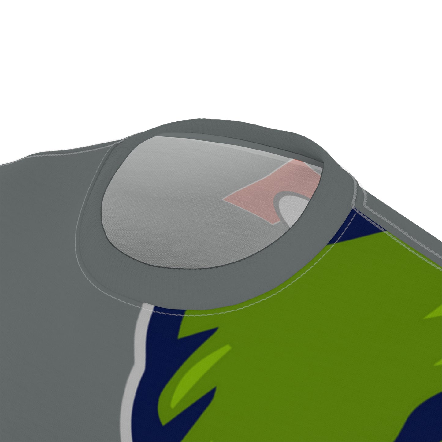 Dark Grey Flawdawear Limited Edition OG Rich Daddy “Tawn Bags” Unisex Cut & Sew Playuz Tee