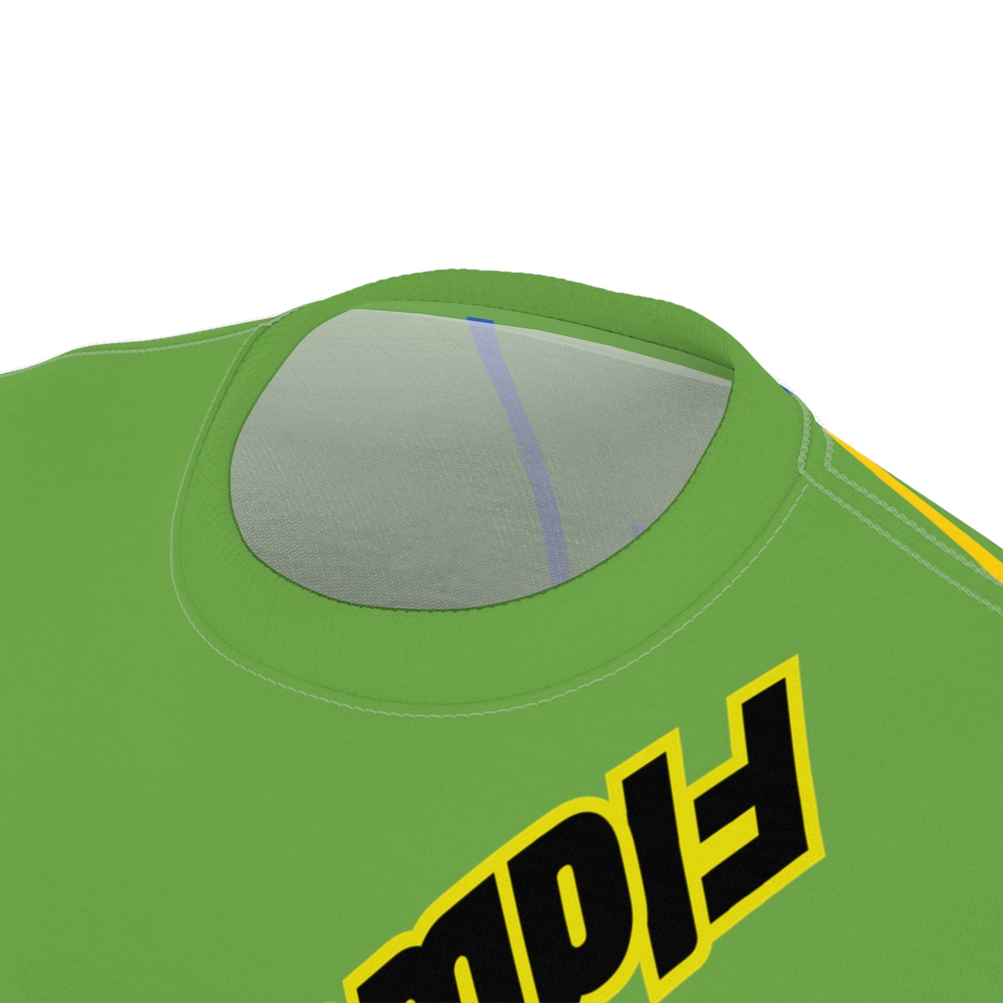 Green Flawdawear Limited Edition OG Flawda Mane “Flawda Mane Ride Mo’ Tinted Dan Tha President” Unisex Cut & Sew Playuz Tee