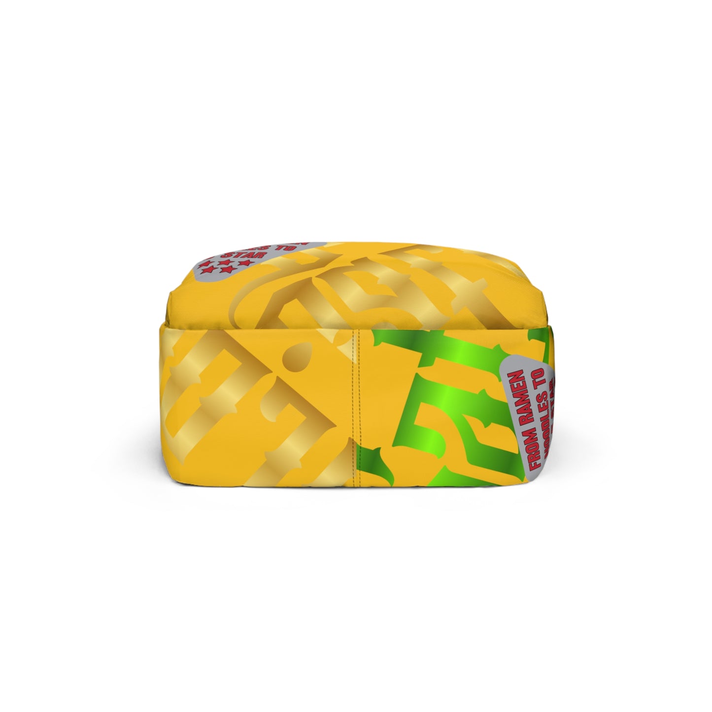 Yellow Gator Drip Exclusive Supa-Heavy Excess-Stunna Hypa-Flex Limited Edition OG Multi-Logo Flawda Mane “From Ramen Noodles To 5 Star" Classic Playuz Backpack