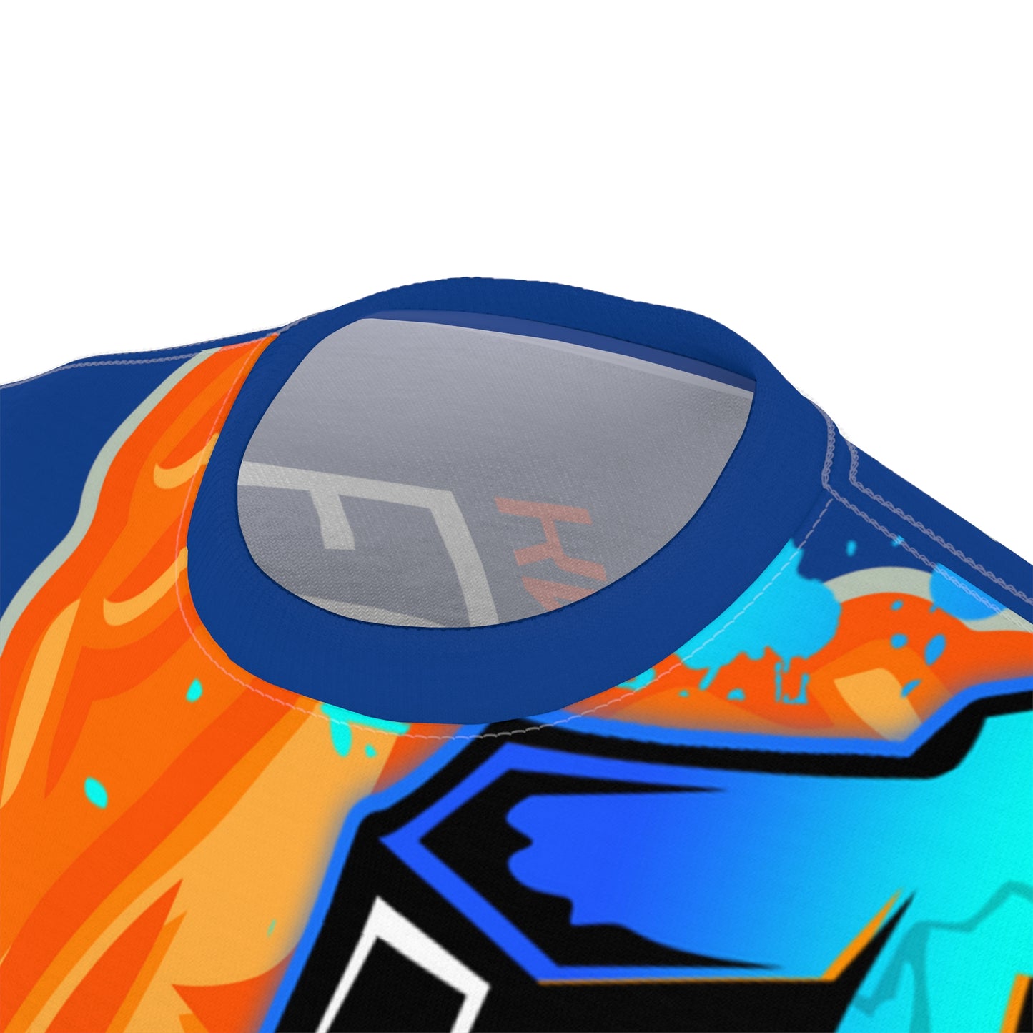 Blue/Orange Flawdawear Limited Edition OG Flawda Mane “Everybody Know Me” Unisex Cut & Sew Playuz Tee