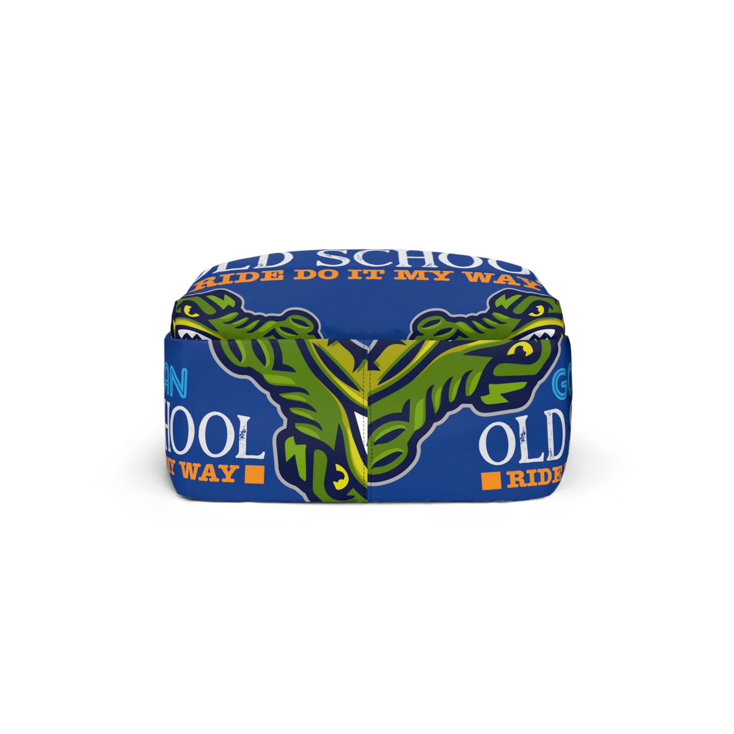 Blue Flawdawear Limited Edition OG Flawda Mane "Got An Old School Ride Do It My Way" Classic Backpack