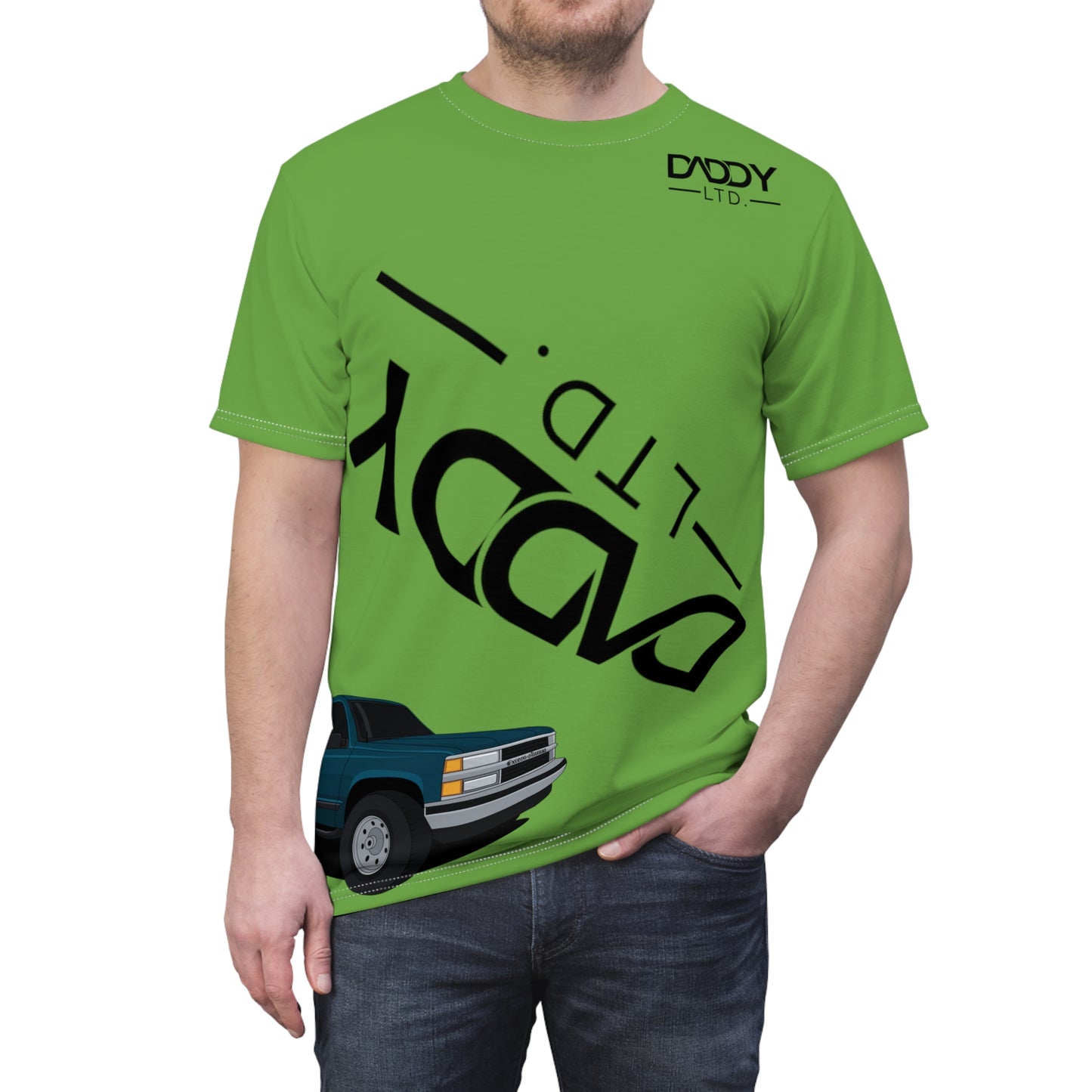 Light Green Daddy LTD. Ubuh-Stunna Limited Edition Triple~OG Unisex Cut & Sew Playuz Tee
