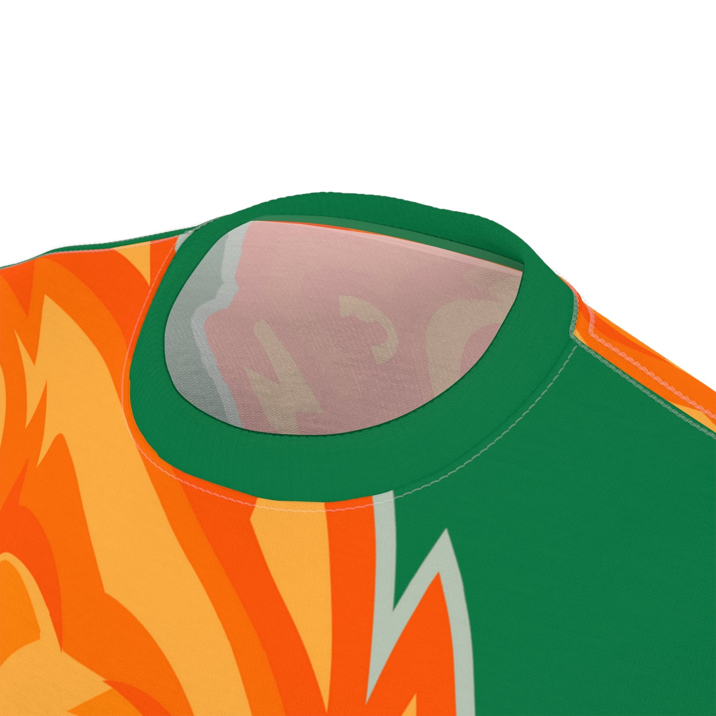 Green/Orange Flawdawear Limited Edition OG Flawda Mane “From Ramen Noodles To 5 Star” Unisex Cut & Sew Playuz Tee