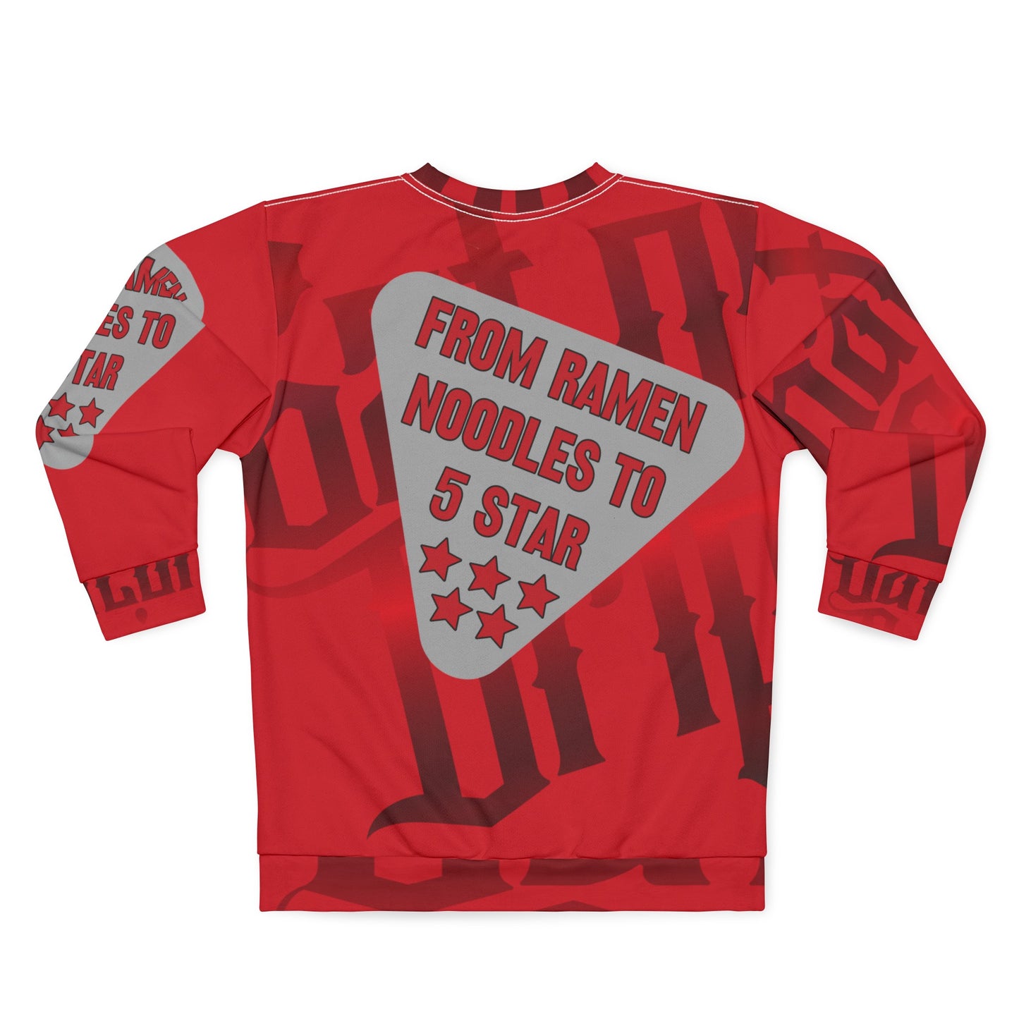 Red Gator Drip Exclusive Supa-Heavy Excess-Stunna Hypa-Flex Limited Edition OG Flawda Mane “From Ramen Noodles To 5 Star" Unisex Playuz Sweatshirt