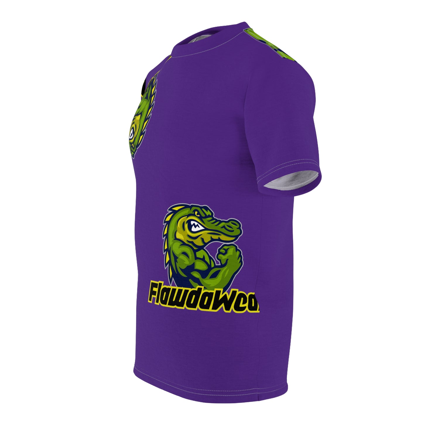 Purple Flawdawear Limited Edition OG Flawda Mane “Paint My Truck Up Like A Now N’ Later” Unisex Cut & Sew Playuz Tee