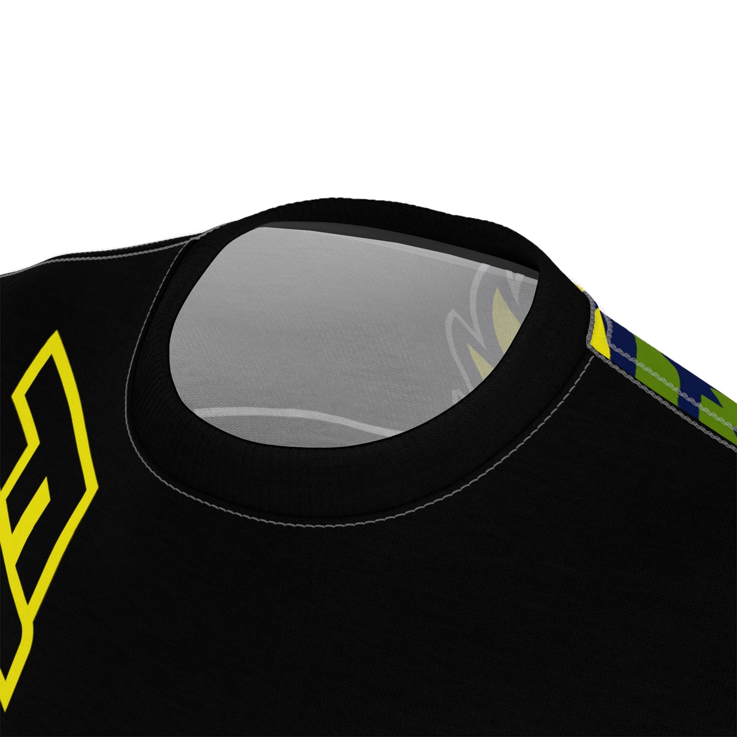 Black Flawdawear Limited Edition OG Rich Daddy “Go’n 2 Tha Papuh Call Dat Routine” Unisex Cut & Sew Playuz Tee