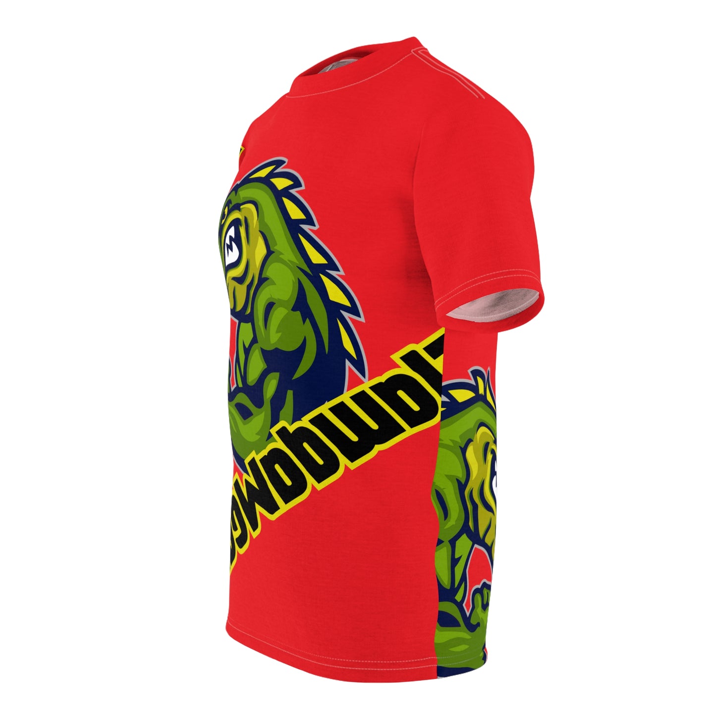 Red Flawdawear Limited Edition OG Rich Daddy “Go’n 2 Tha Papuh Call Dat Routine” Unisex Cut & Sew Playuz Tee