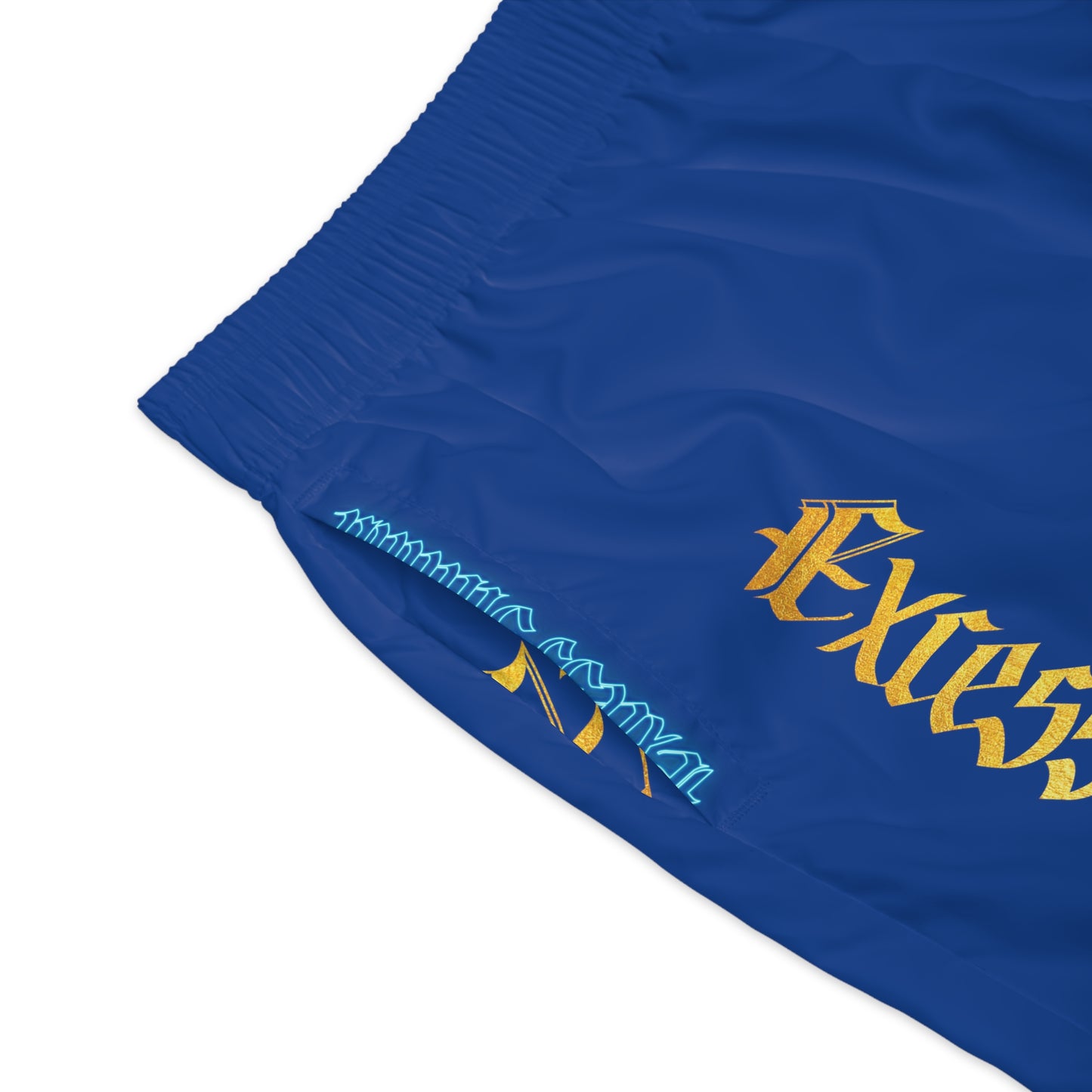 Dark Blue Gator Drip Exclusive Supa-Heavy Excess-Stunna Hypa-Flex Limited Edition OG “Excess-Stunna Collection” Men's Jogguz Playuz Shorts