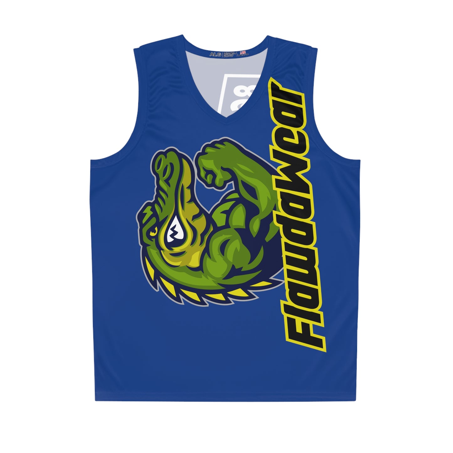 Dark Blue Flawdawear Alligator Playuz “86 Tha 7… OVERTIME” Limited Edition OG Men’s Basketball Playuz Jersey