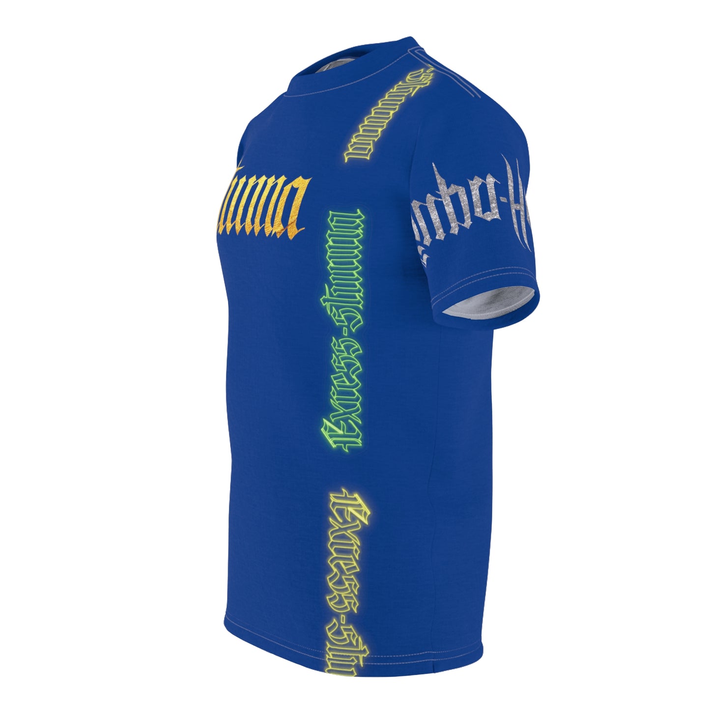 Dark Blue Gator Drip Exclusive Supa-Heavy Excess-Stunna Hypa-Flex Limited Edition OG “Excess-Stunna Collection” Unisex Cut & Sew Playuz Tee