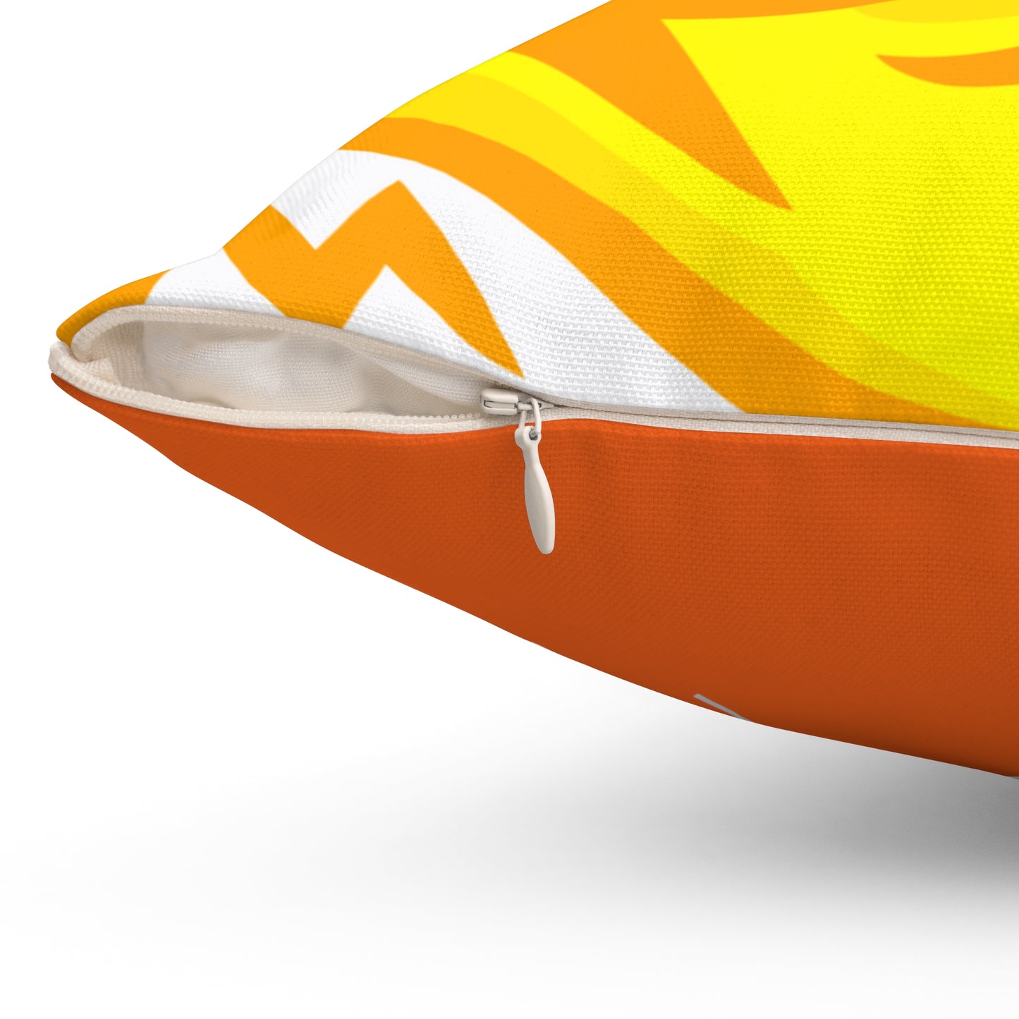 Orange Flawdawear Limited Edition OG Flawda Mane “Tha State Of Swamp Rats N’ Alligators” Spun Polyester Square Playuz Pillow