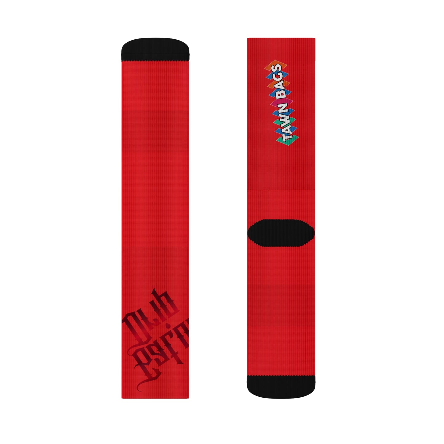 Red Gator Drip Supa-Heavy Excess-Stunna Hypa-Flex Limited Edition OG Rich Daddy “Tawn Bags” Medium Playuz Socks