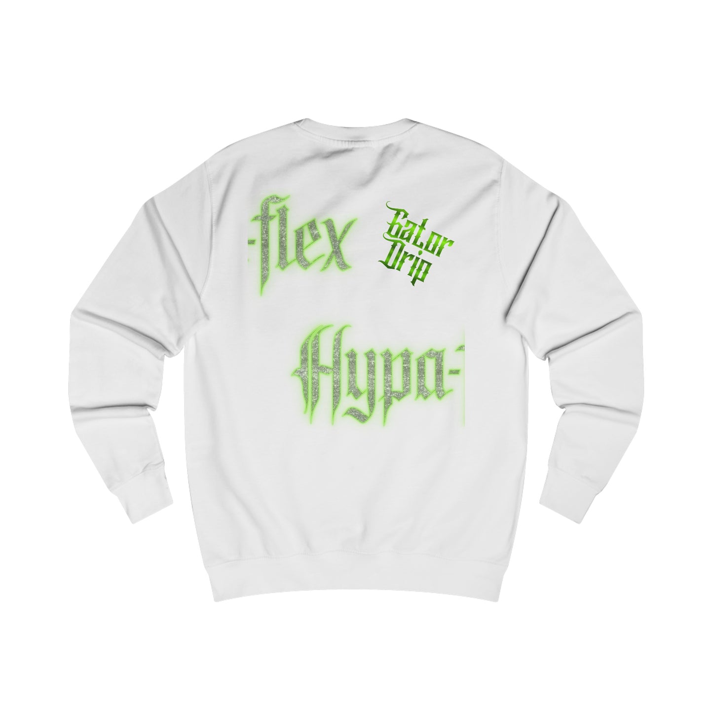 White Gator Drip Exclusive Supa-Heavy Excess-Stunna Hypa-Flex Limited Edition OG “Excess-Stunna Collection” Men's Playuz Sweatshirt