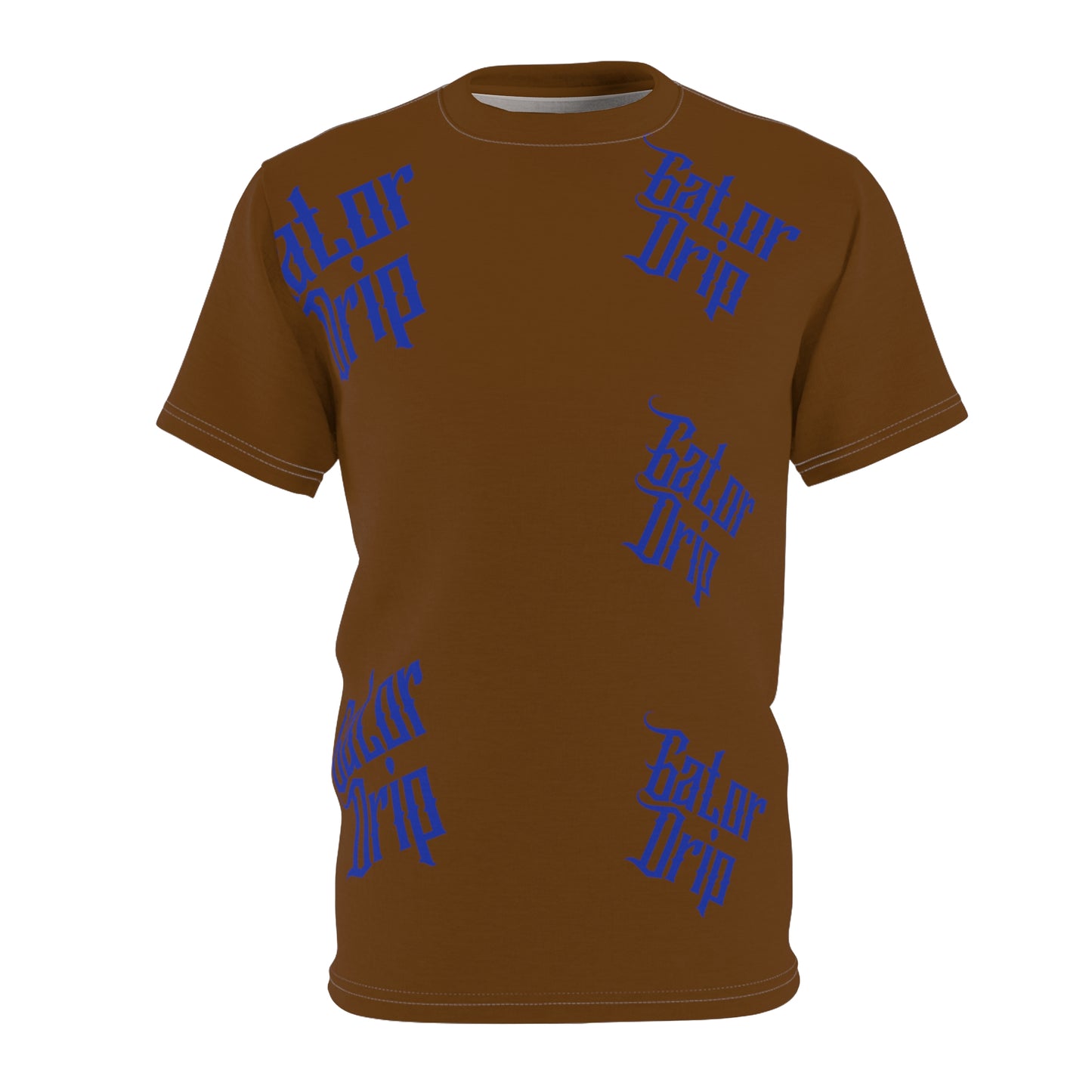 Brown Gator Drip Exclusive Supa-Heavy Excess-Stunna Hypa-Flex Men’s Unisex Cut & Sew Playuz Tee