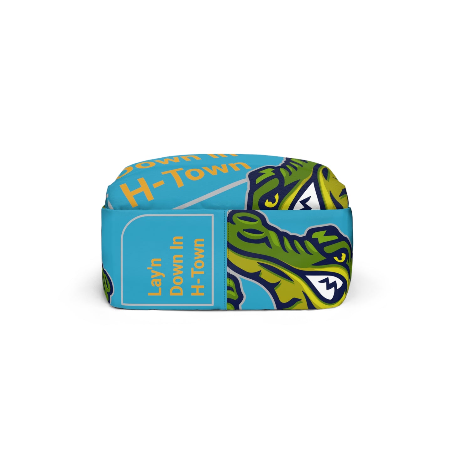 Turquoise Flawdawear Limited Edition OG Flawda Mane "Lay'n Down In H-Town" Classic Backpack