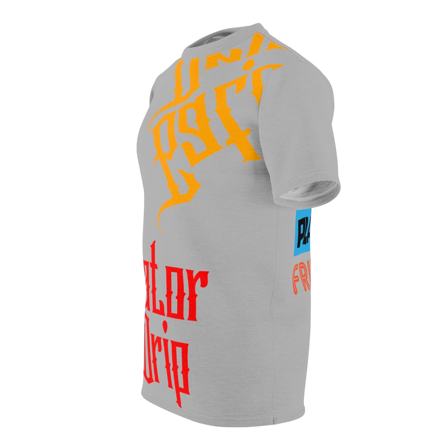 Light Grey Gator Drip Exclusive Supa-Heavy Excess-Stunna Flex Alligator Playuz Limited Edition OG Multi-Logo Rich Daddy "White Diddy Playuh Best Friend Benji" Unisex Cut & Sew Playuz Tee