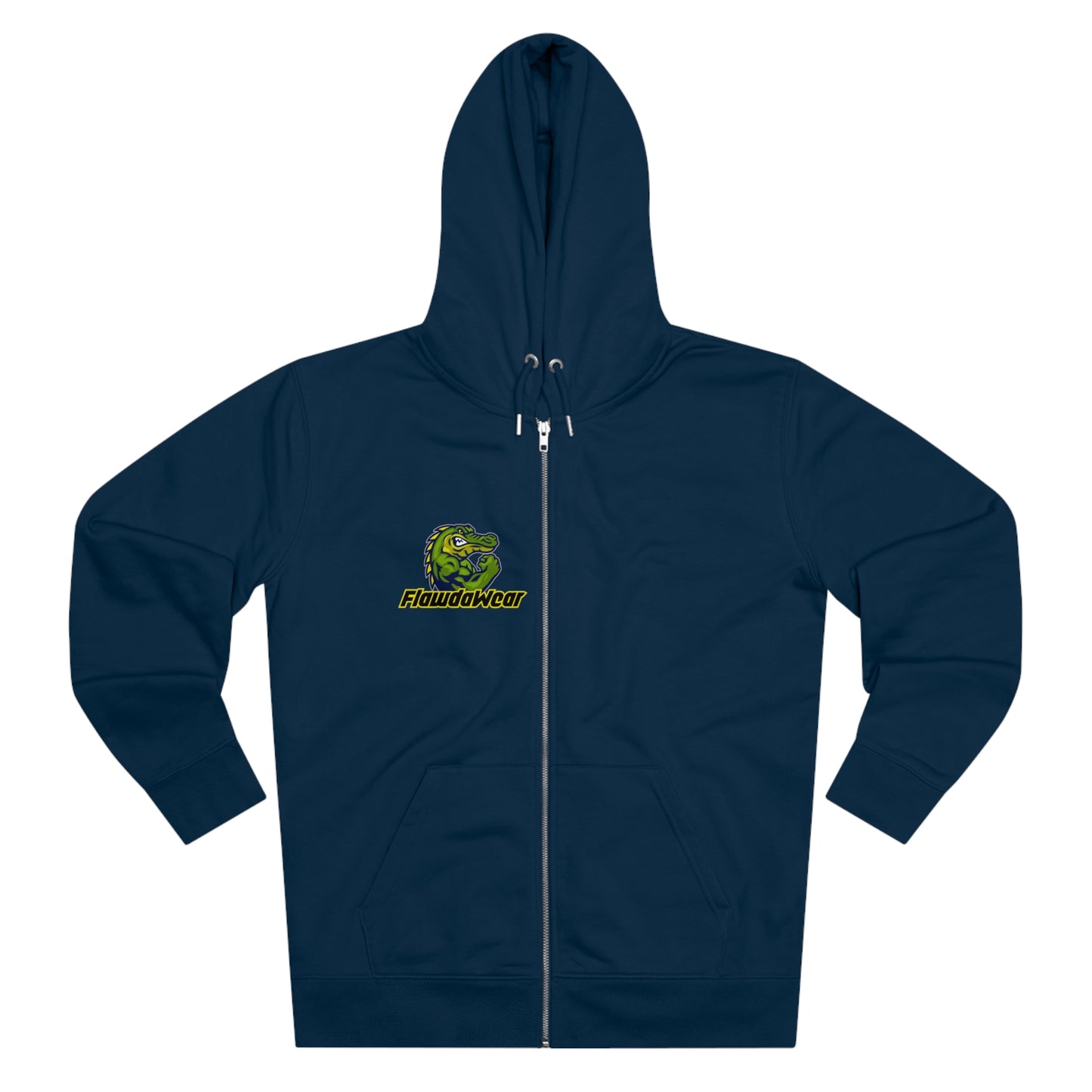 French Navy Flawdawear Limited Edition OG Flawda Mane "Tha State Of Swamp Rats N' Alligators" Cultivator Zip Playuz Hoodie