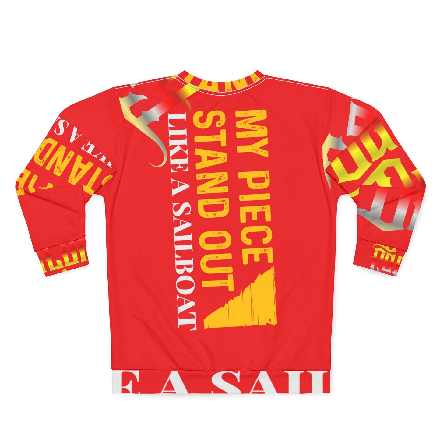 Red Gator Drip Exclusive Supa-Heavy Excess-Stunna Hypa-Flex Limited Edition OG Flawda Mane “My Piece Stand Out Like A Sailboat” Unisex Playuz Sweatshirt