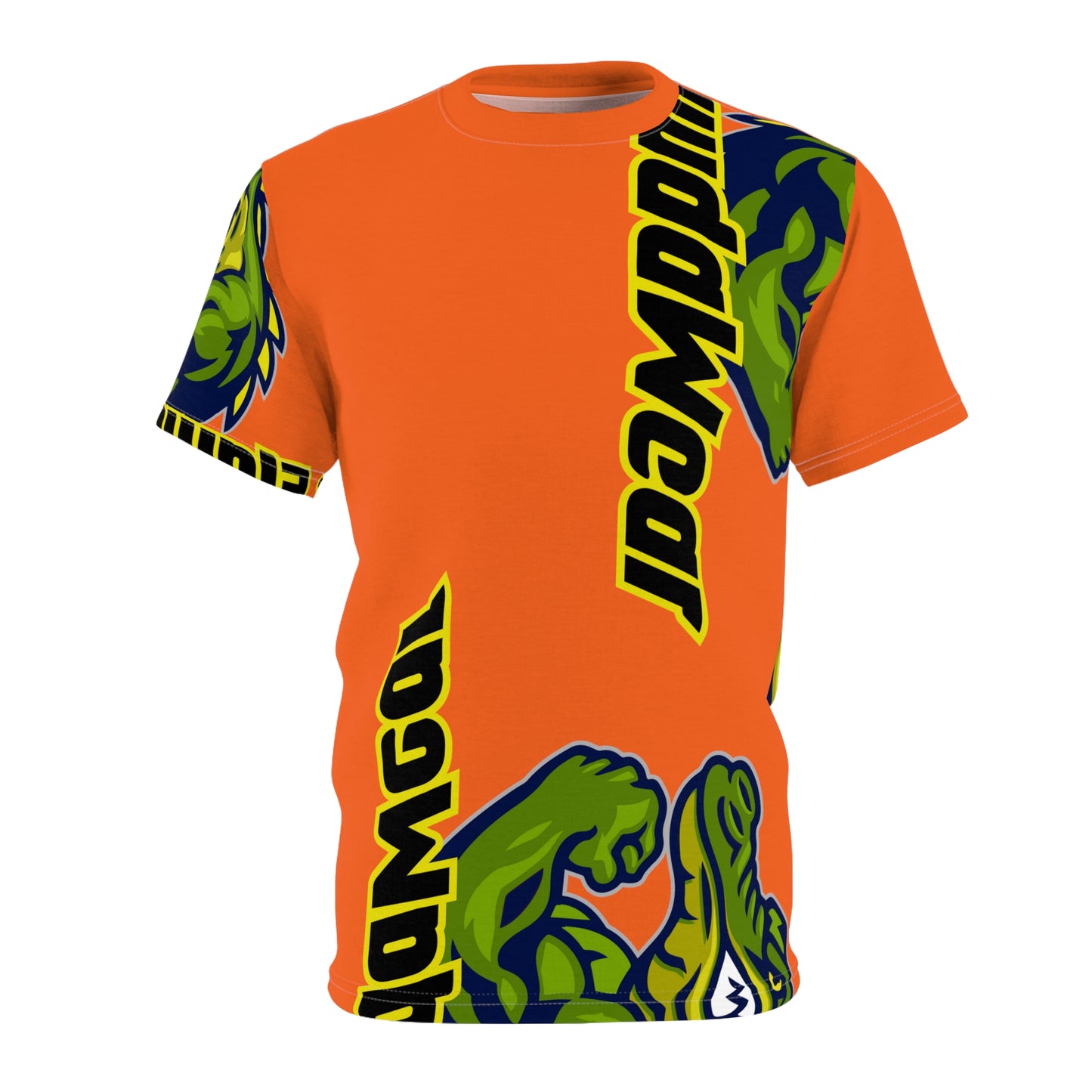 Orange Flawdawear Limited Edition OG Alligator Papuh Playuz “Cakewood Tha Game” Unisex Cut & Sew Playuz Tee