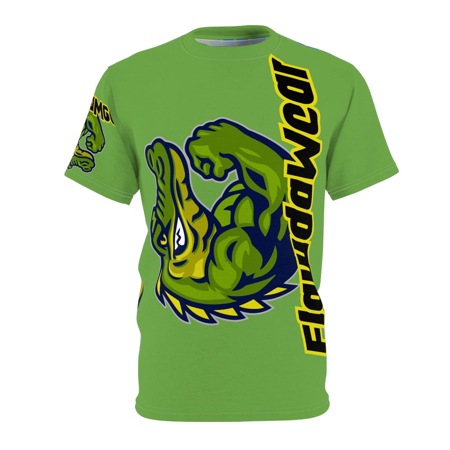 Green Flawdawear Limited Edition OG Alligator Papuh Playuz “Look Around Playuh Yee Ain’t Find’n Othuz” Unisex Cut & Sew Playuz Tee