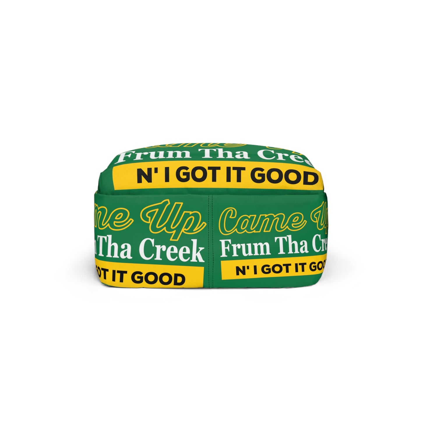 Green Flawdawear Limited Edition OG Flawda Mane "Came Up Frum Tha Creek N' I Got It Good" Classic Backpack