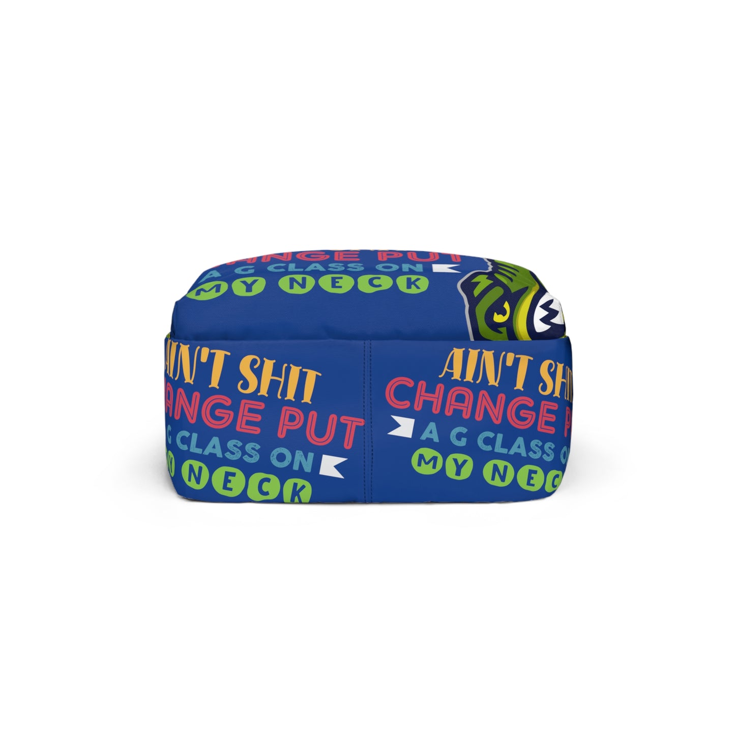 Blue Flawdawear Limited Edition OG Flawda Mane "Ain't Shit Change Put A G Class On My Neck" Classic Backpack