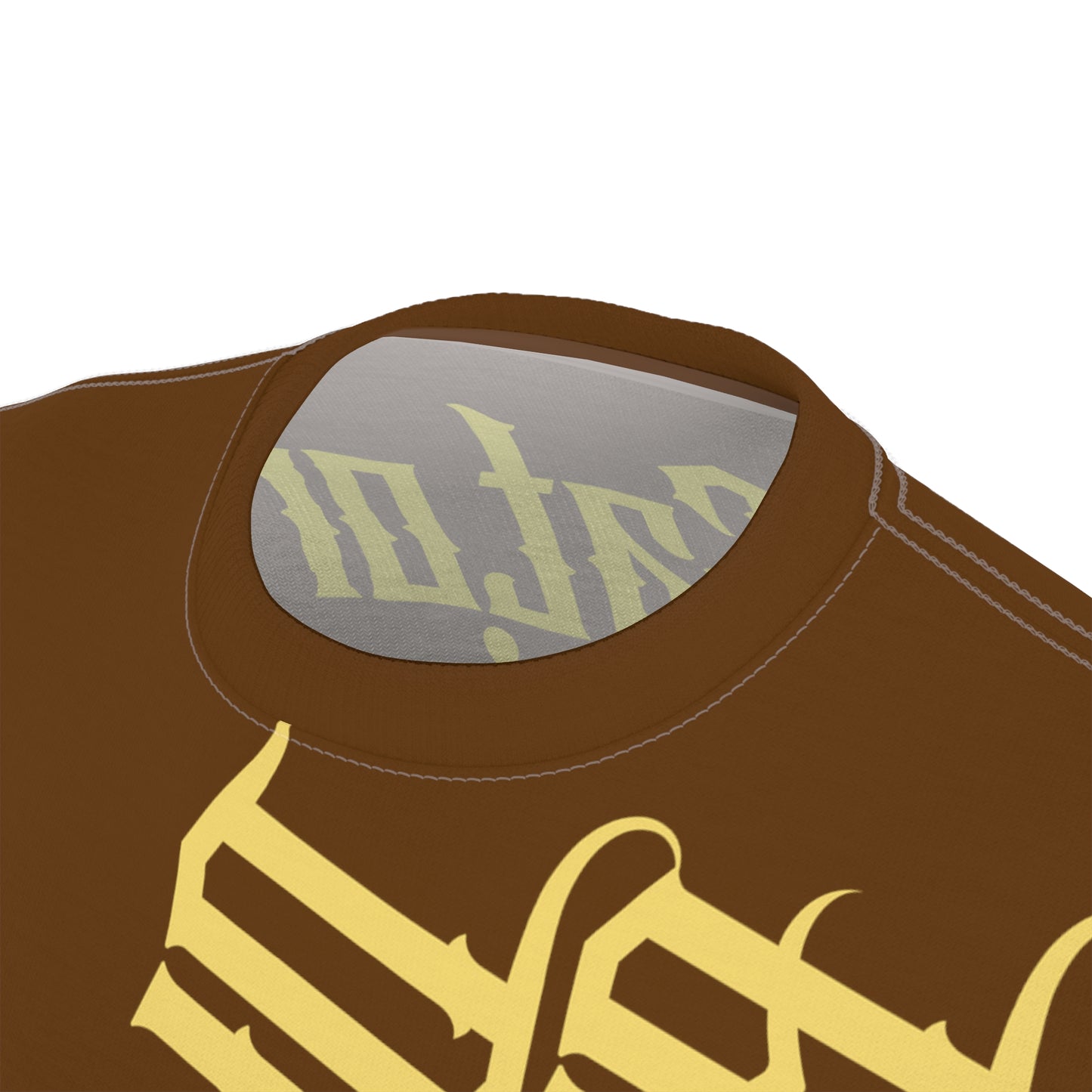 Brown Gator Drip Exclusive Supa-Heavy Excess-Stunna Flex Alligator Playuz Limited Edition OG Multi-Logo Rich Daddy “A Hatuh Stone Frozen In His Envy" Unisex Cut & Sew Playuz Tee