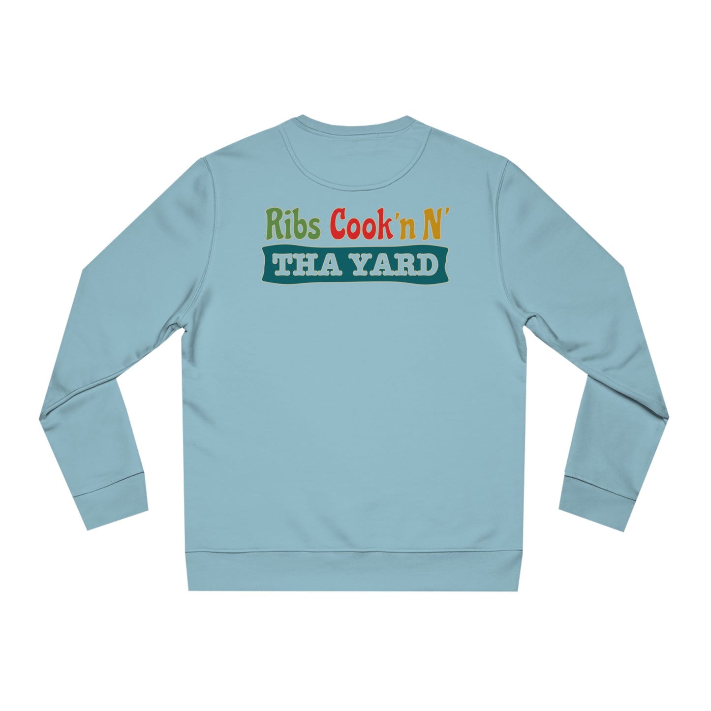 Sky Blue Flawdawear Limited Edition OG Flawda Mane "Ribs Cook'n N' Tha Yard" Unisex Changer Playuz Sweatshirt