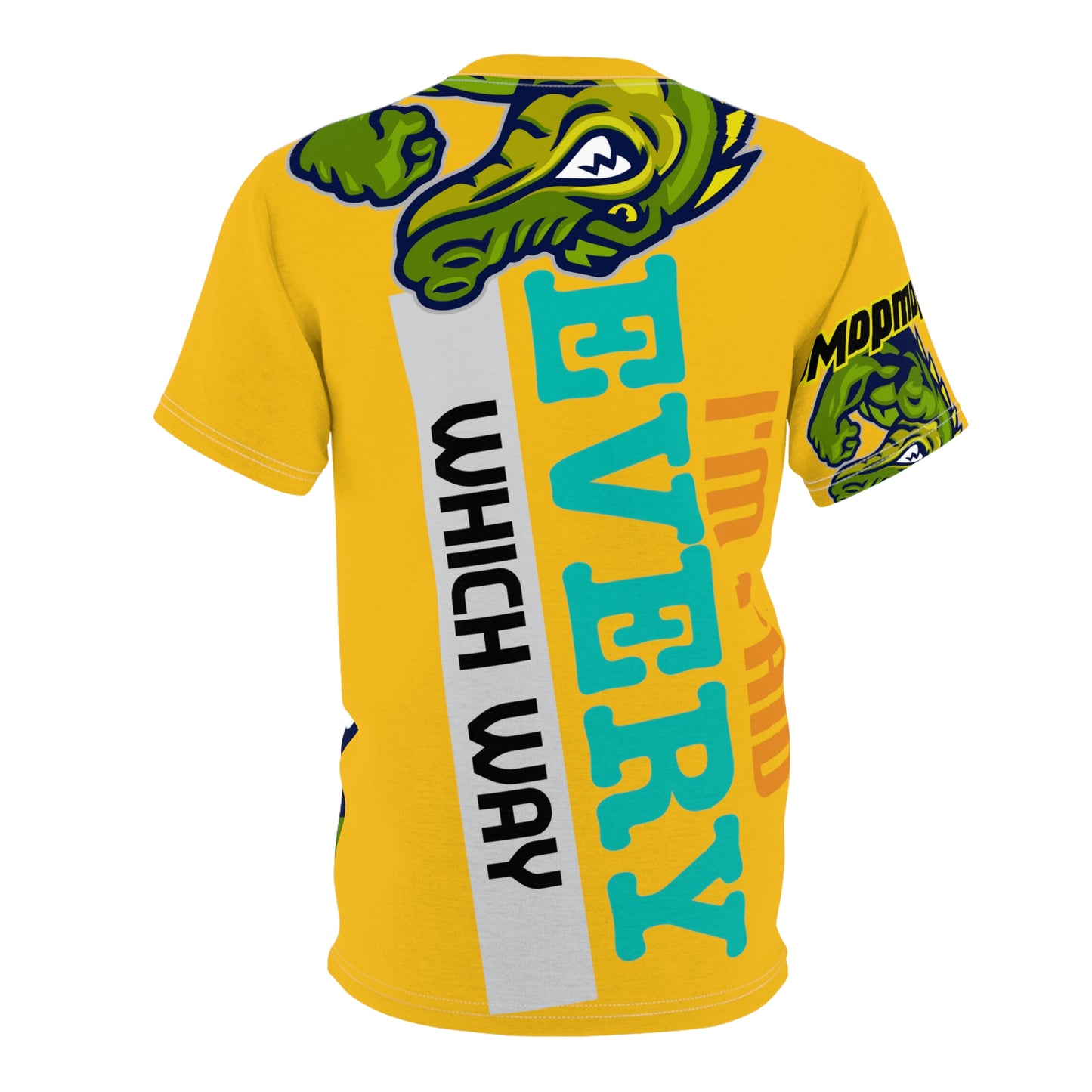 Yellow Flawdawear Limited Edition OG Alligator Papuh Playuz “I’m Paid Every Which Way” Unisex Cut & Sew Playuz Tee