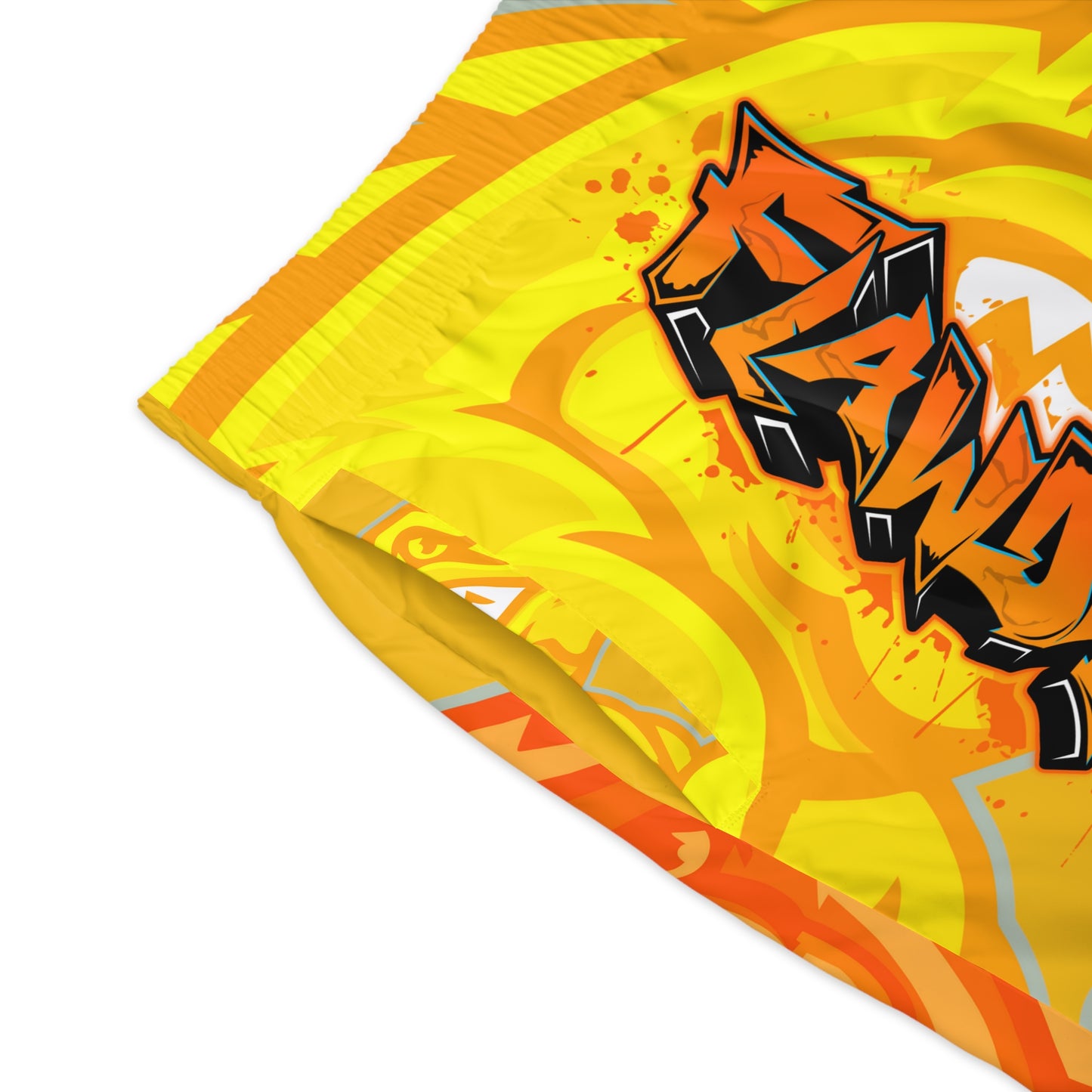 Yellow Flawdawear Limited Edition OG Alligator Playuz “Flawda Mane Put Dat Smoke On You” Men’s Jogguz Playuz Shorts