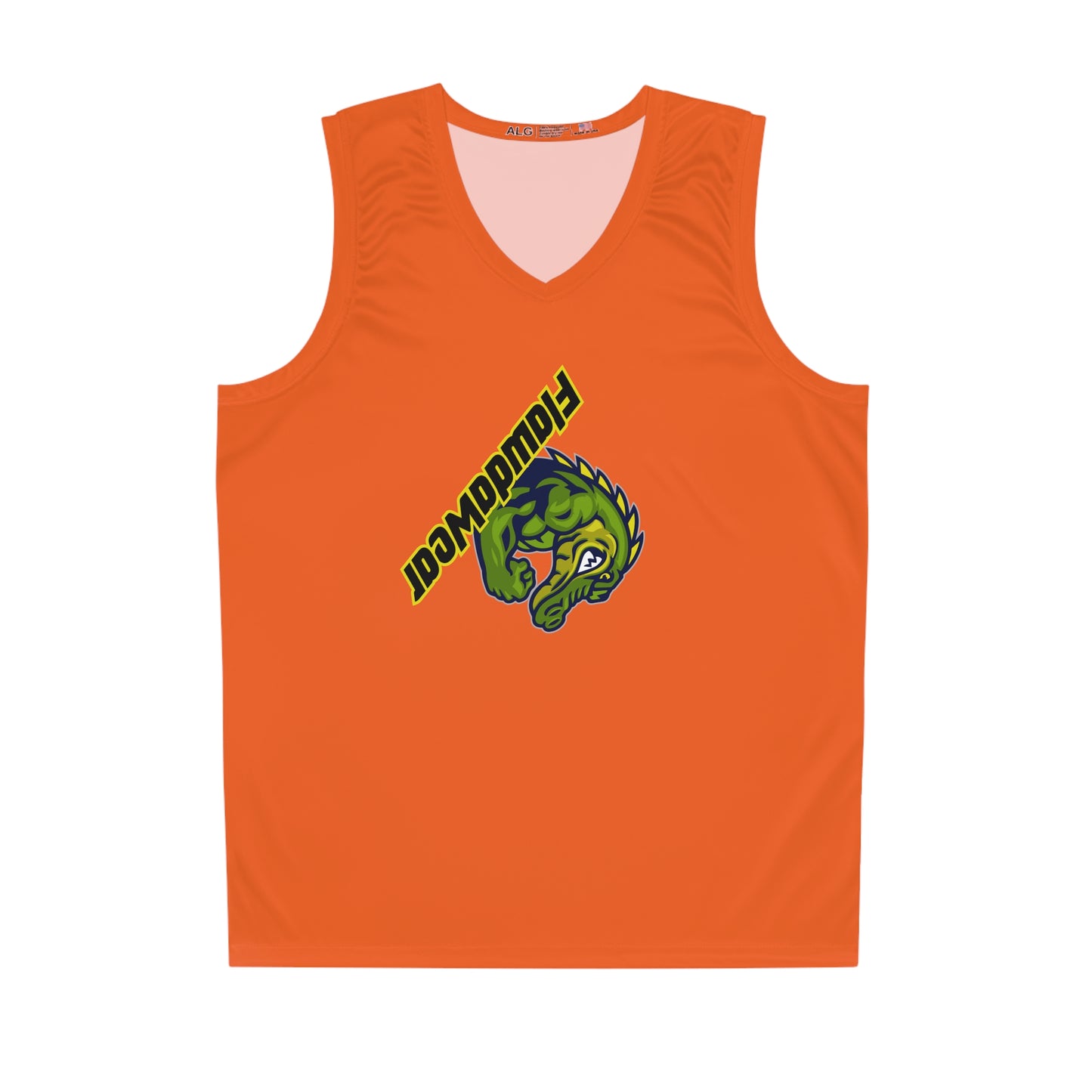 Orange Flawdawear Alligator Playuz “Flex’n All Summa Stunt’n All Winta ” Limited Edition OG Men’s Basketball Playuz Jersey