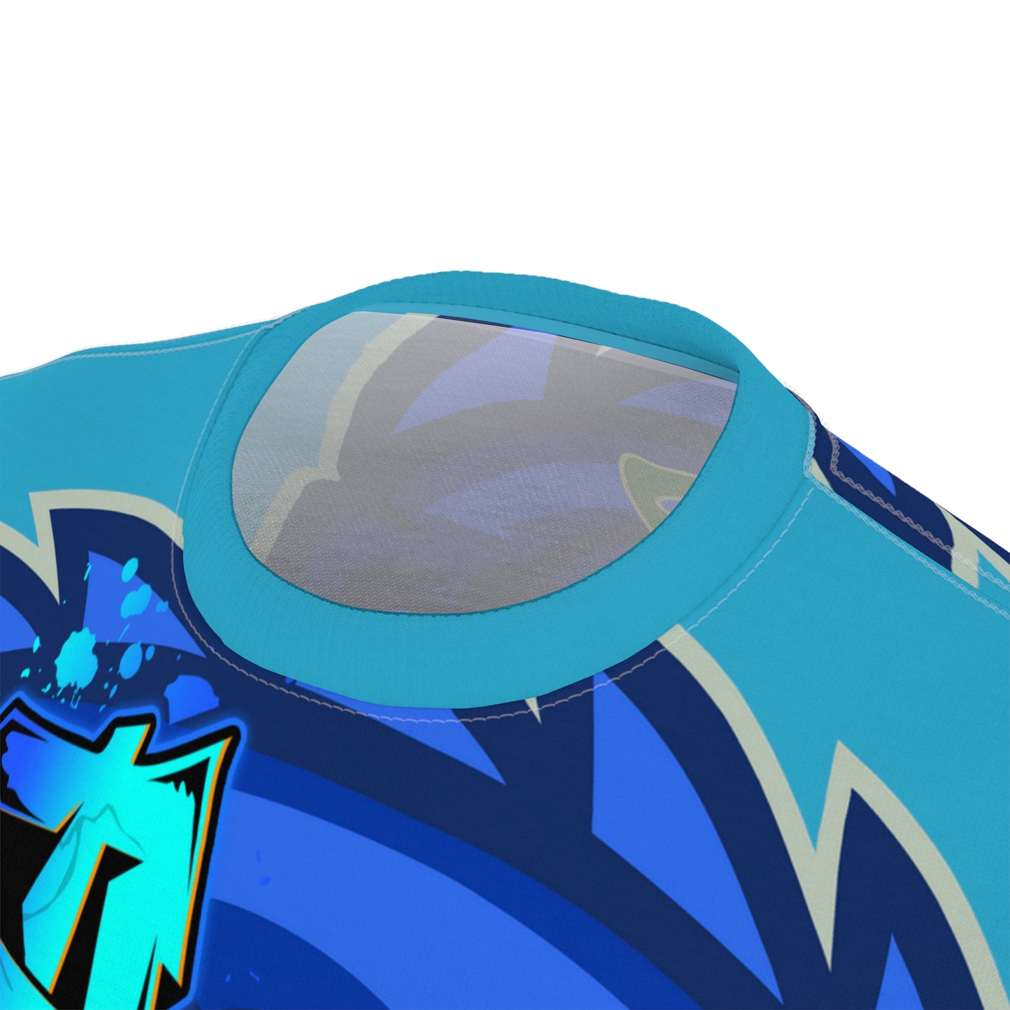 Turquoise/Blue Flawdawear Limited Edition OG Flawda Mane “Ribs Cook’n N’ Tha Yard” Unisex Cut & Sew Playuz Tee